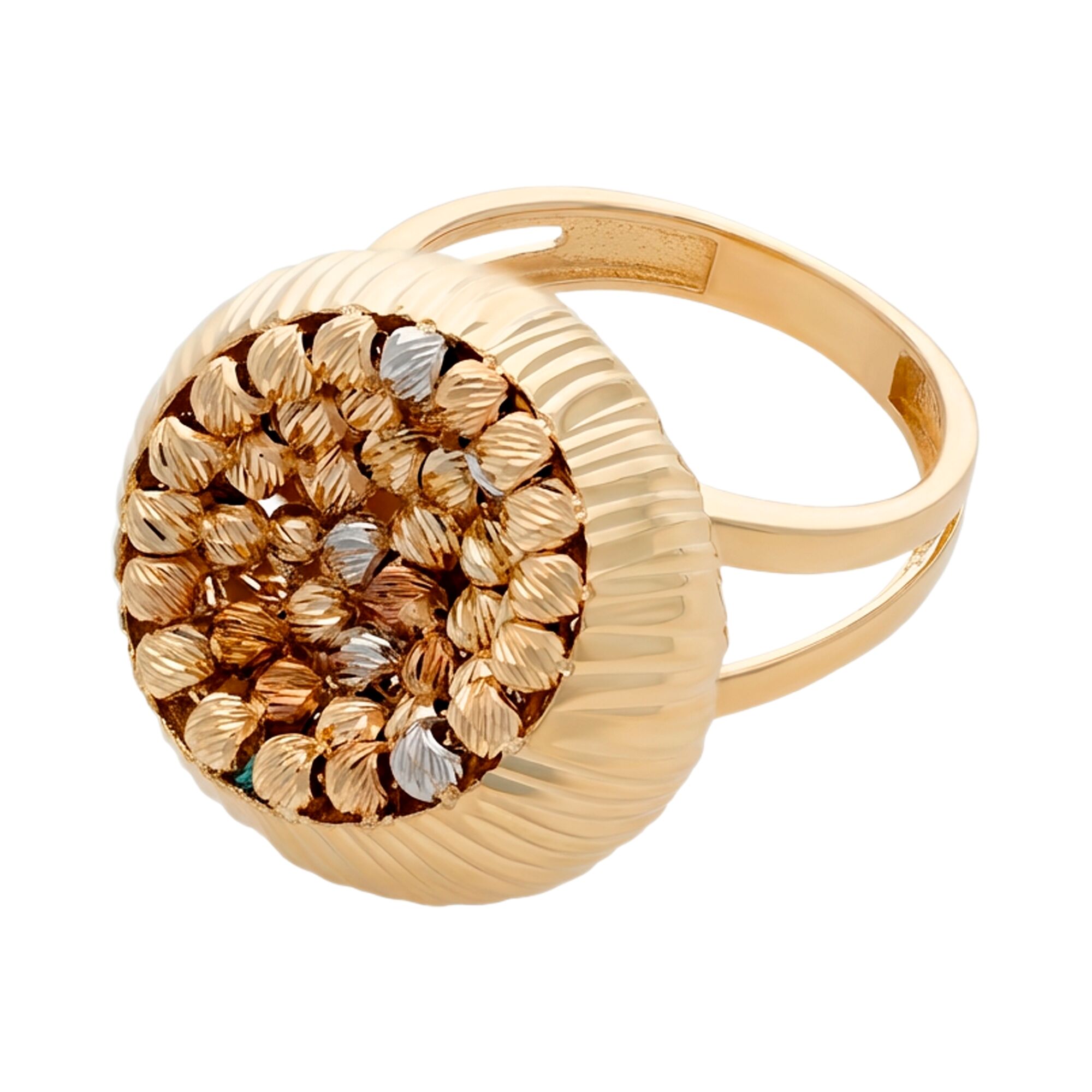 Кольцо, золото, 585, 8.53г, 61558, изображение 2 | GoldMarket.kz