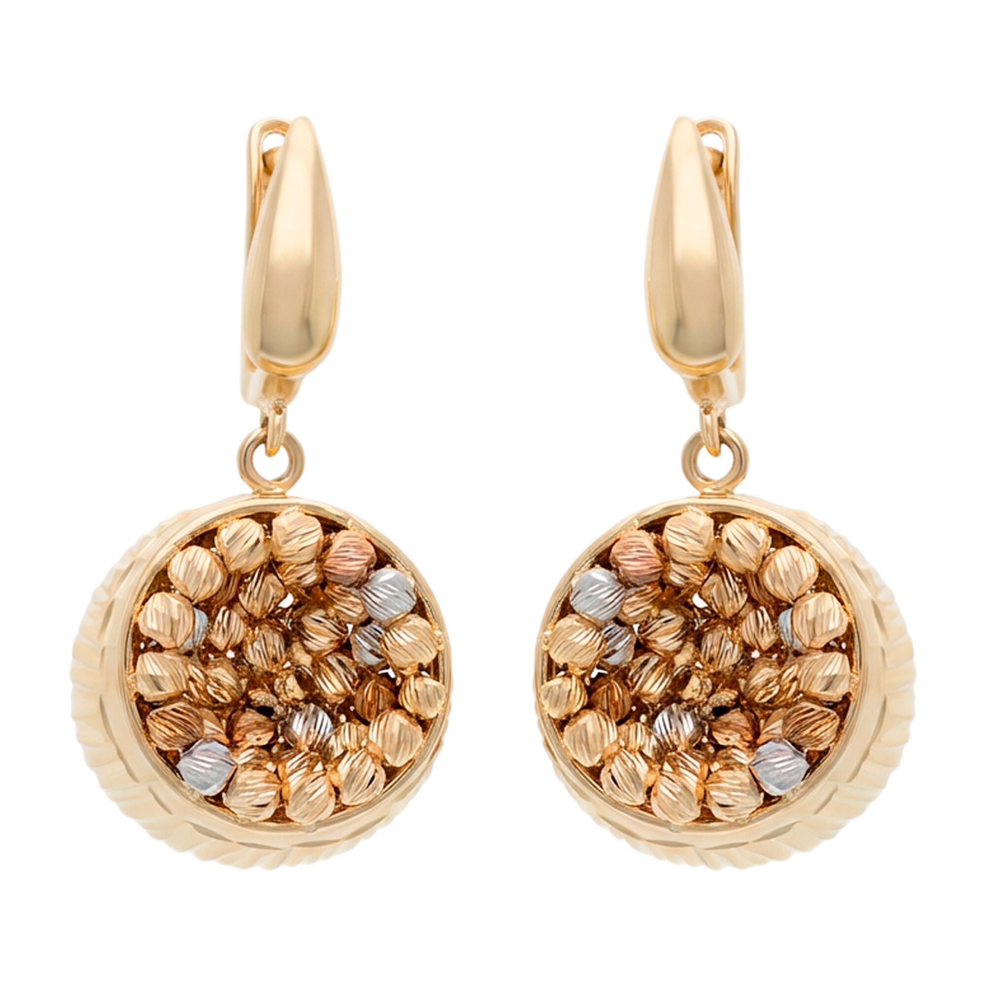 Серьги, золото, 585, 10.28г, 61561 | GoldMarket.kz