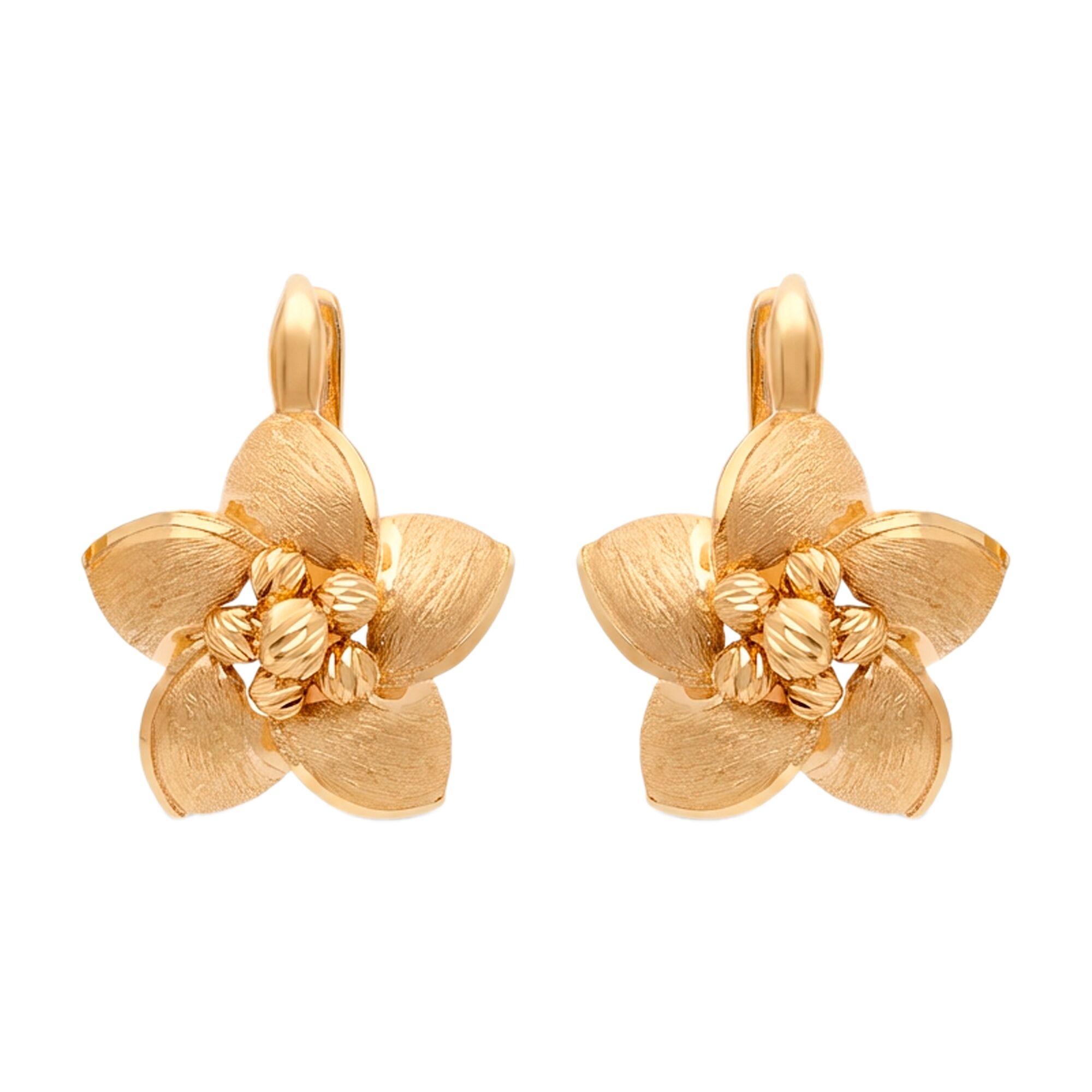 Серьги, золото, 585, 4.21г, 61616 | GoldMarket.kz