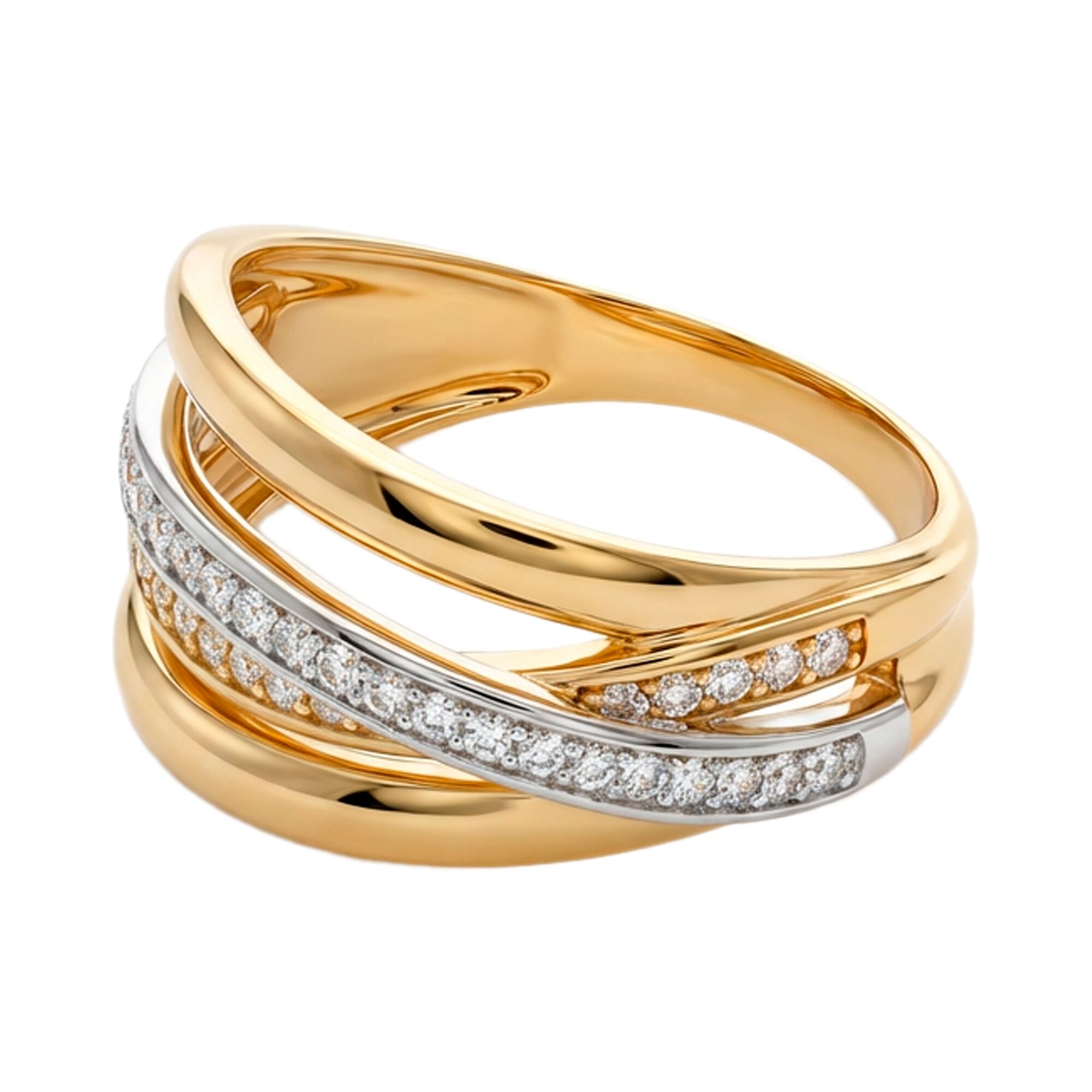 Кольцо, золото, 585, 3.8г, 61664, изображение 2 | GoldMarket.kz