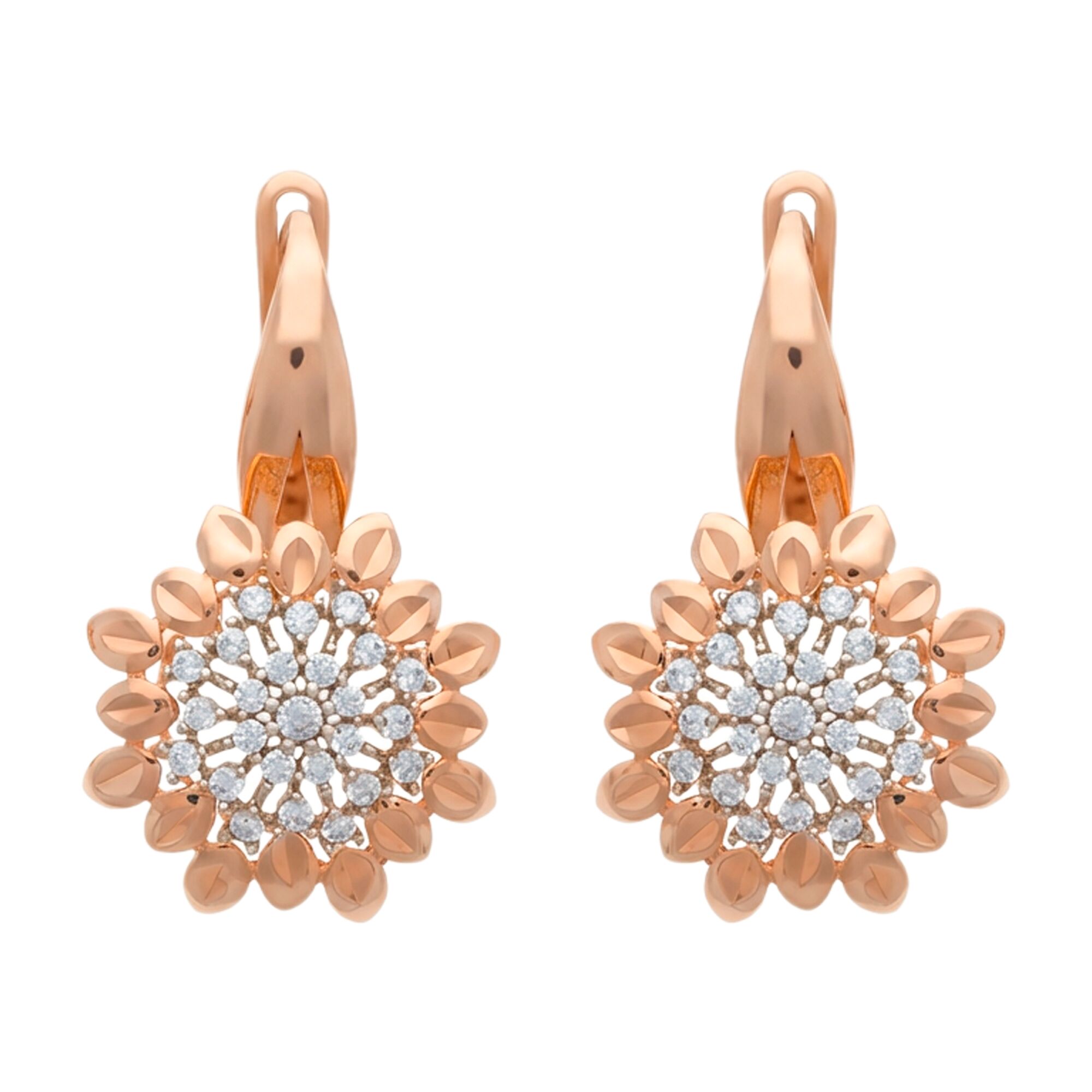 Серьги, золото, 585, 5.83г, 61671 | GoldMarket.kz