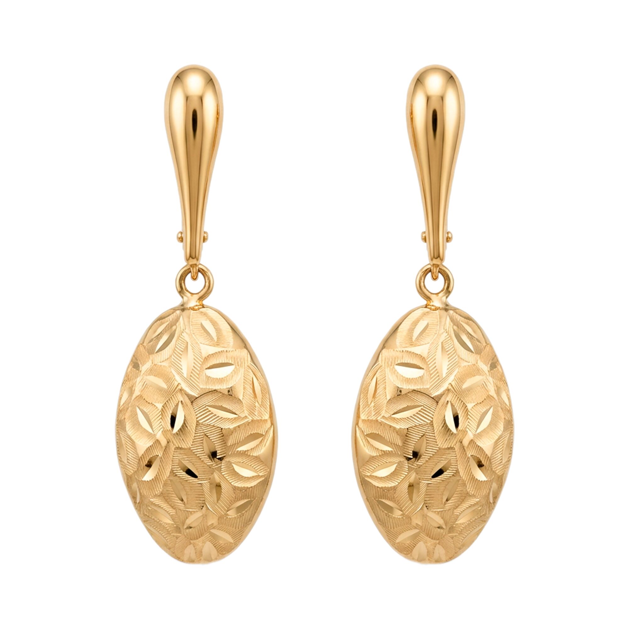 Серьги, золото, 585, 3.86г, 61672 | GoldMarket.kz