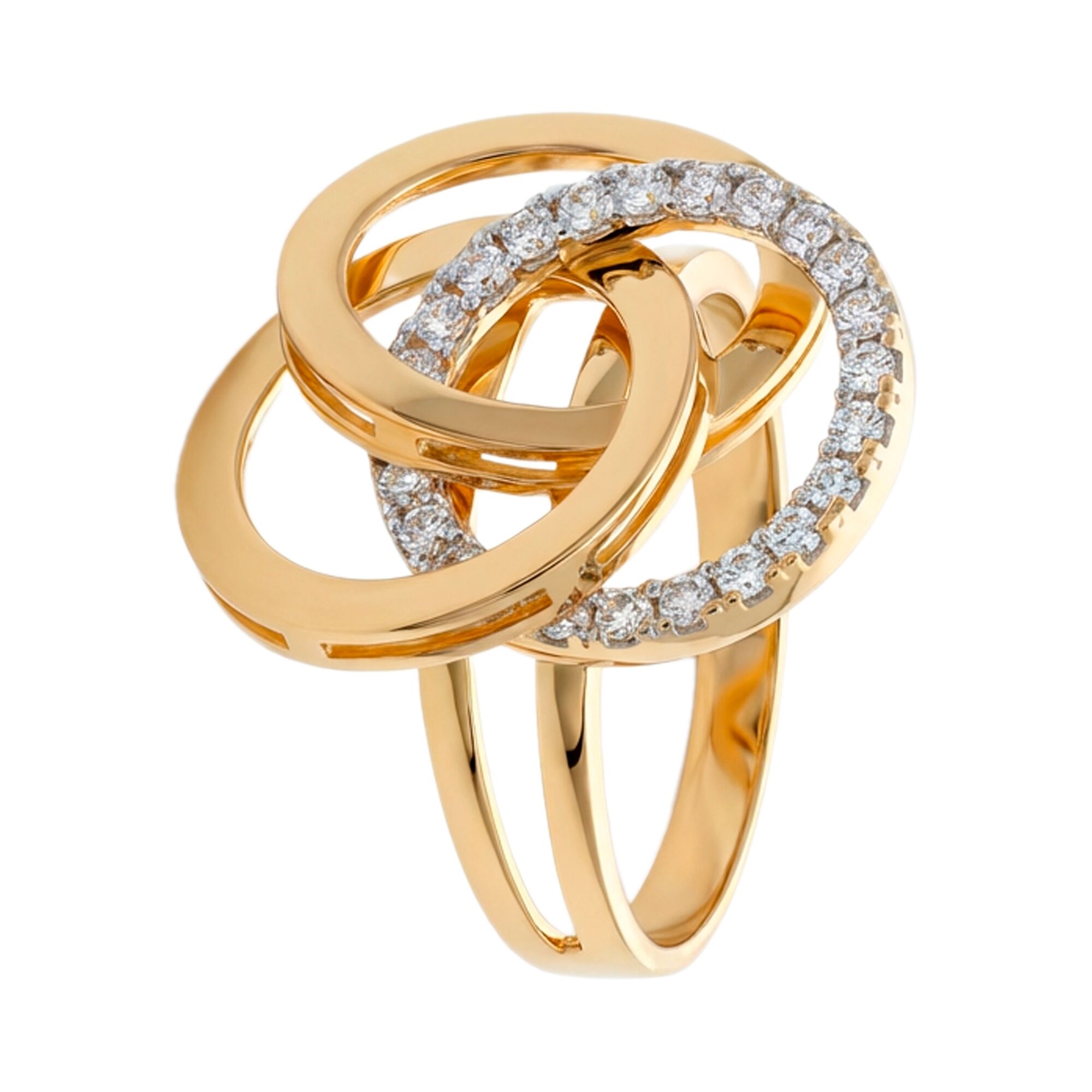 Кольцо, золото, 585, 4.23г, 61676 | GoldMarket.kz