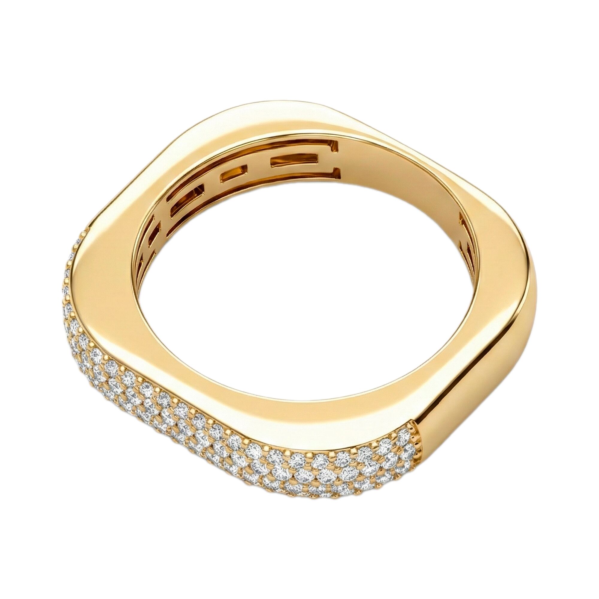 Кольцо, золото, 585, 3.38г, 61844, изображение 2 | GoldMarket.kz