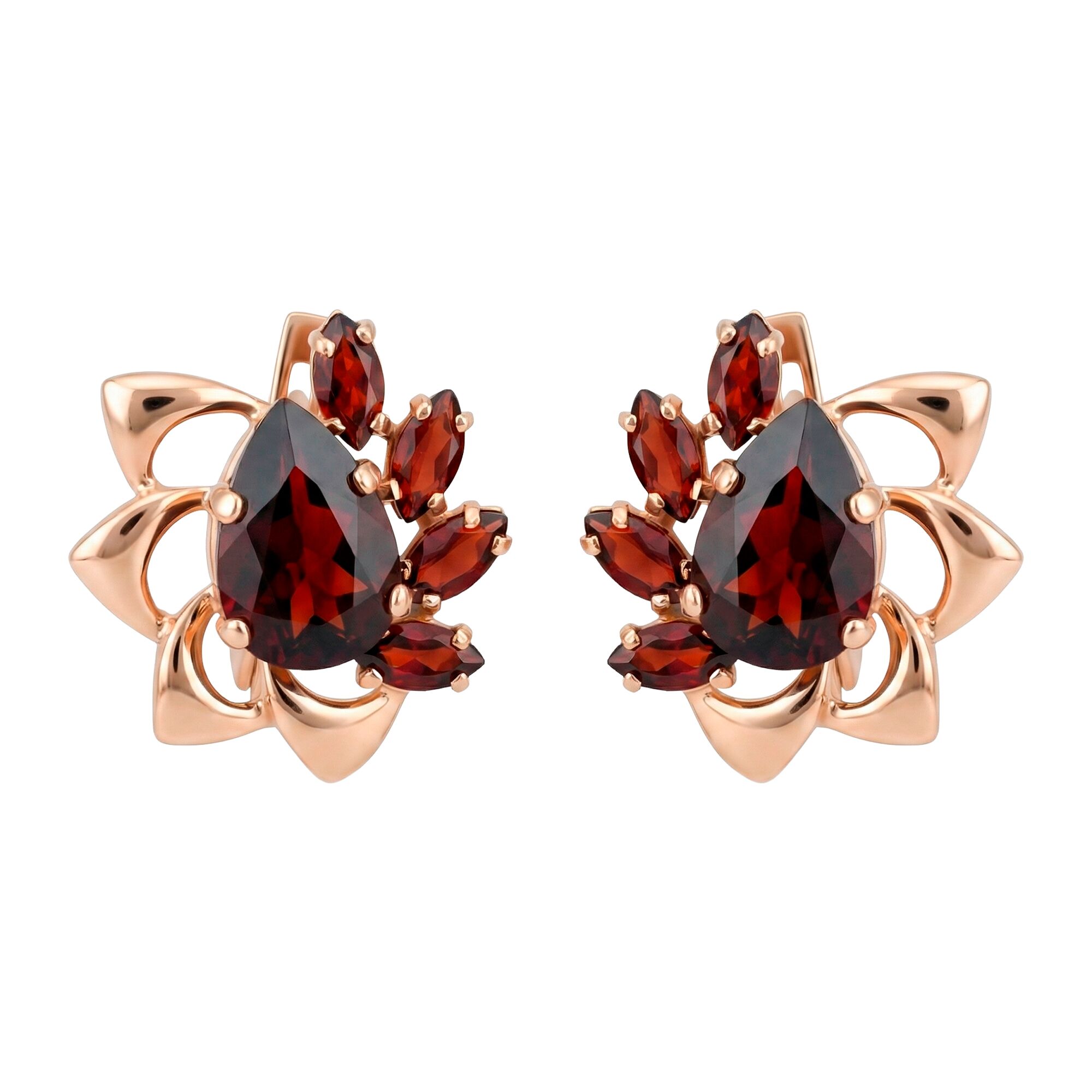 Серьги, золото, 585, 7.5г, 62015 | GoldMarket.kz