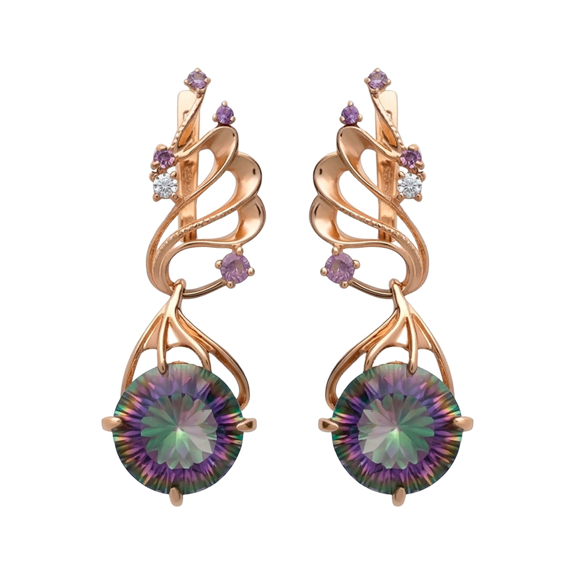 Серьги, золото, 585, 10.29г, 62017 | GoldMarket.kz