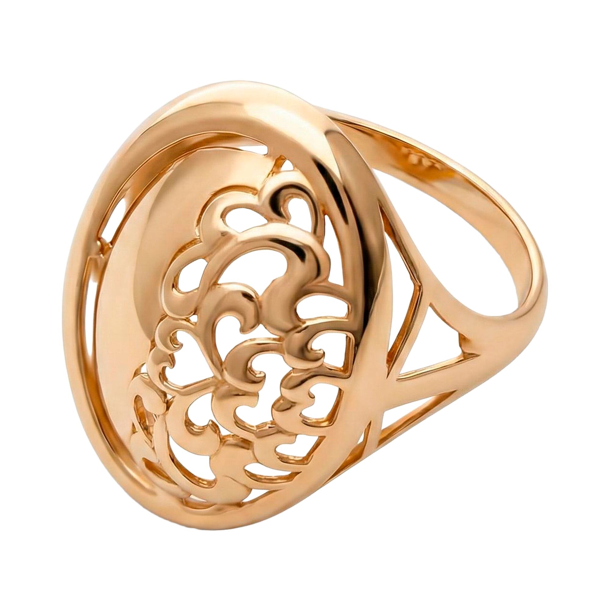 Кольцо, золото, 585, 4.53г, 62049, изображение 2 | GoldMarket.kz