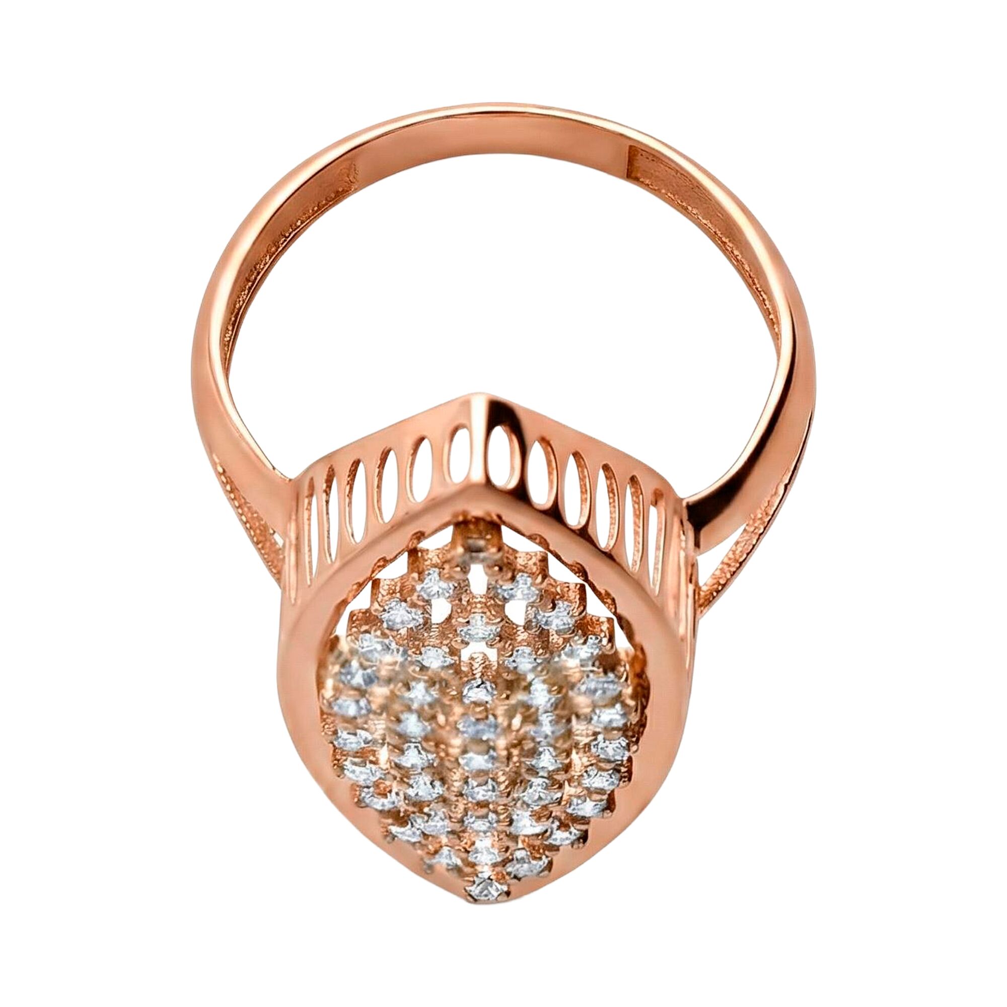 Кольцо, золото, 585, 3.53г, 62052, изображение 2 | GoldMarket.kz