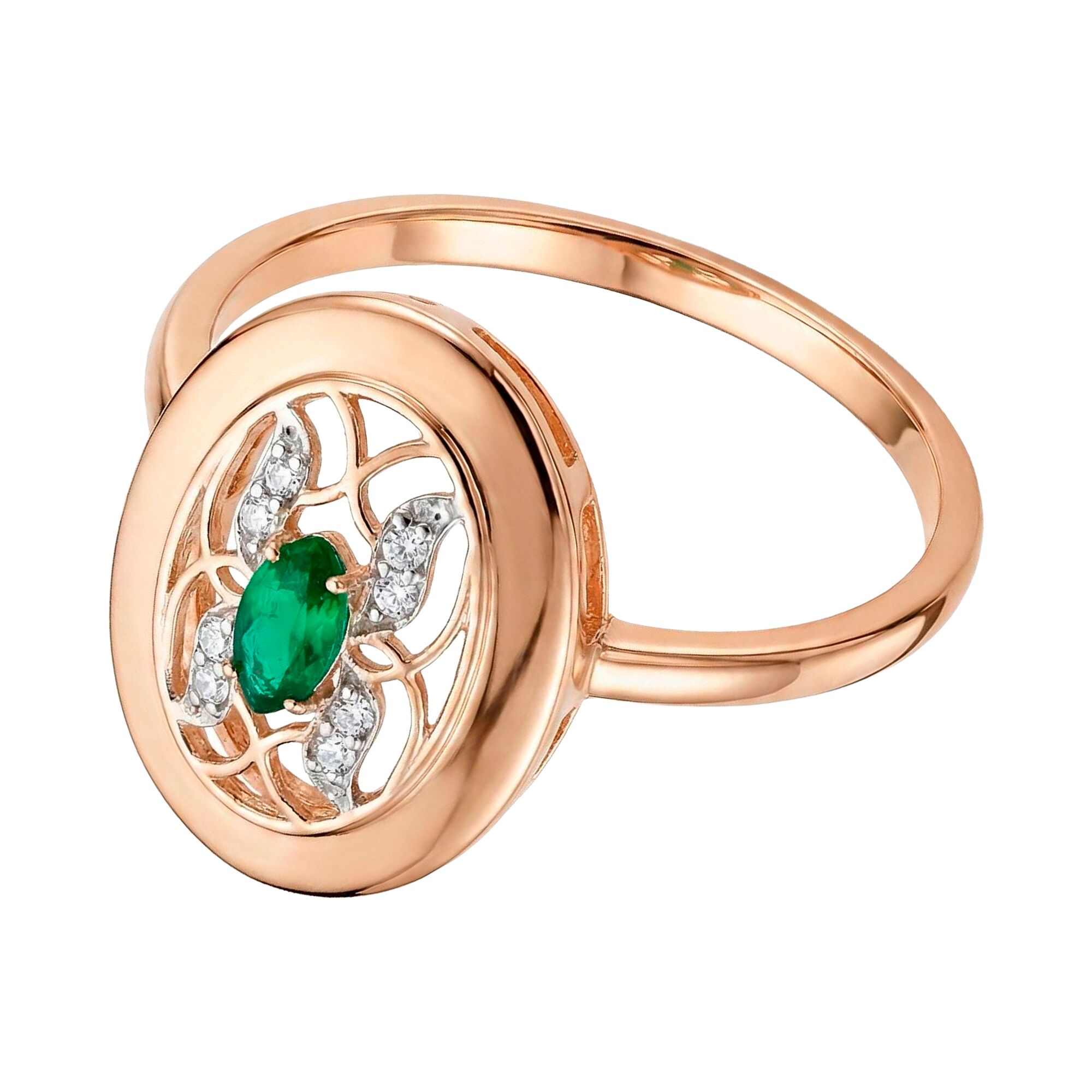 Кольцо, золото, 585, 1.41г, 62060, изображение 2 | GoldMarket.kz