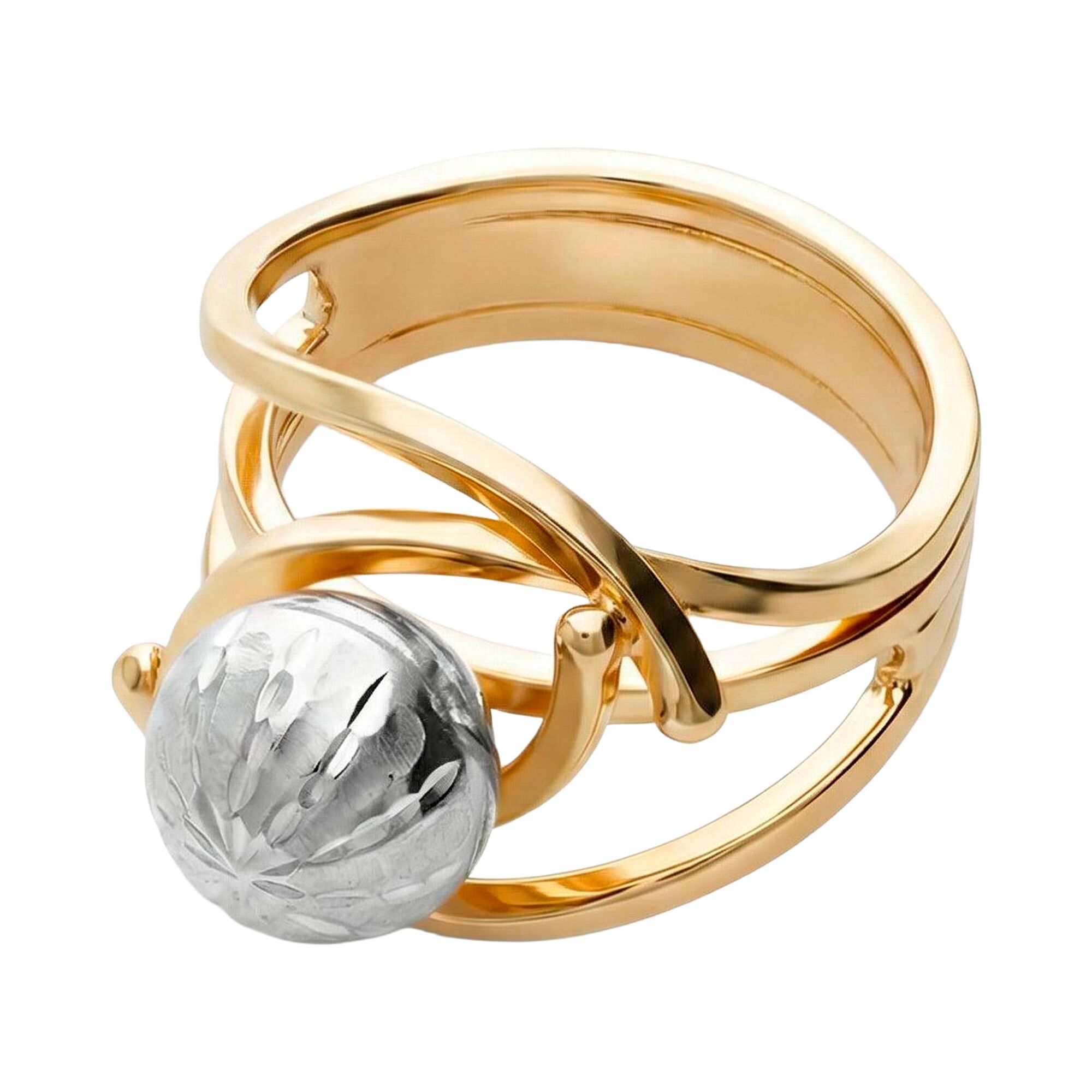 Кольцо, золото, 585, 6.66г, 62083, изображение 2 | GoldMarket.kz