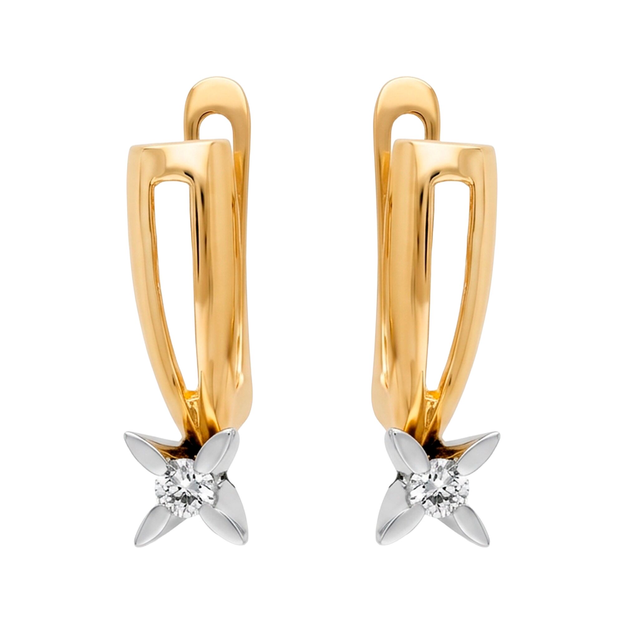 Серьги, золото, 585, 3.62г, 62368 | GoldMarket.kz