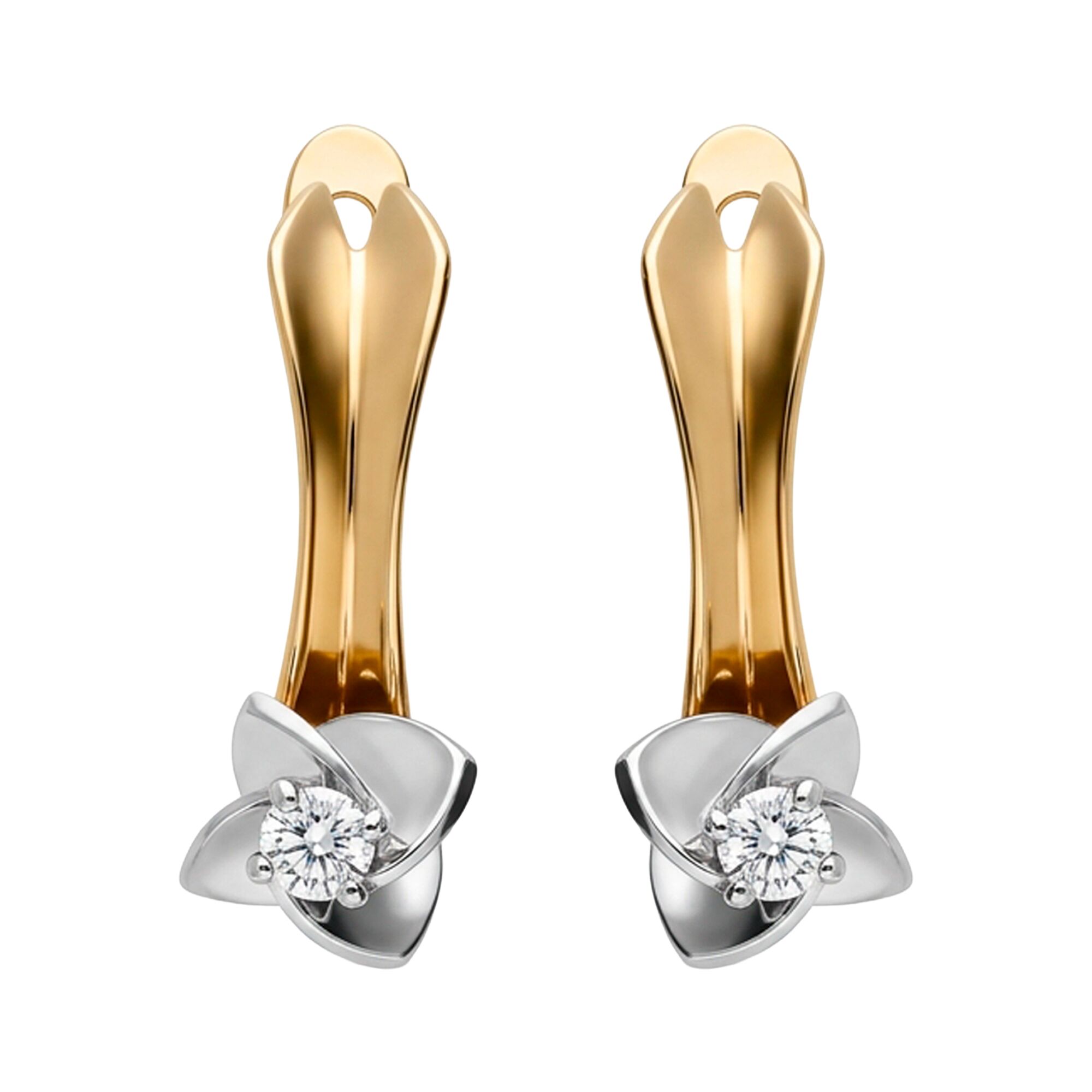 Серьги, золото, 585, 3.64г, 62458 | GoldMarket.kz