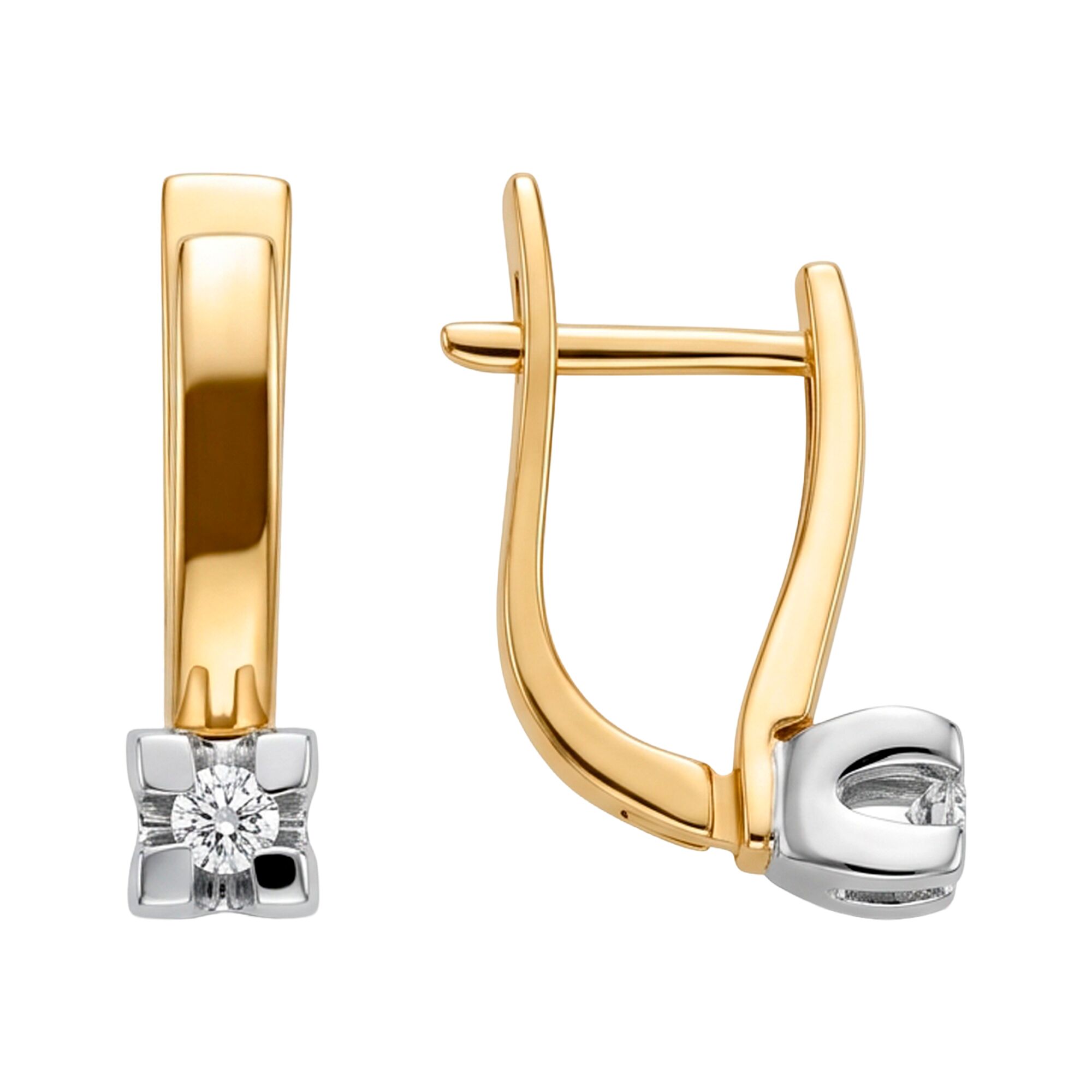 Серьги, золото, 585, 3.88г, 62484, изображение 2 | GoldMarket.kz