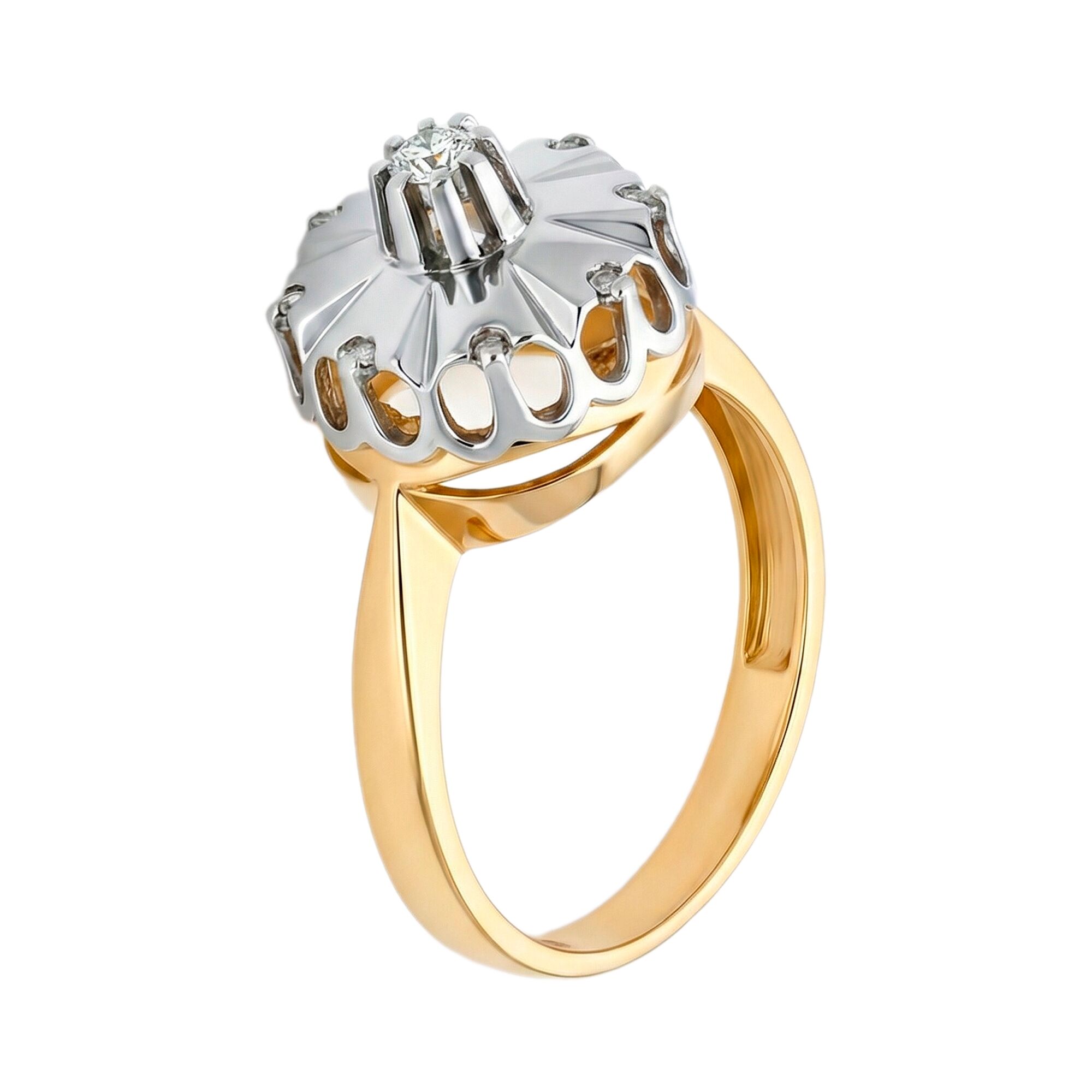 Кольцо, золото, 585, 3.62г,  63113 | GoldMarket.kz