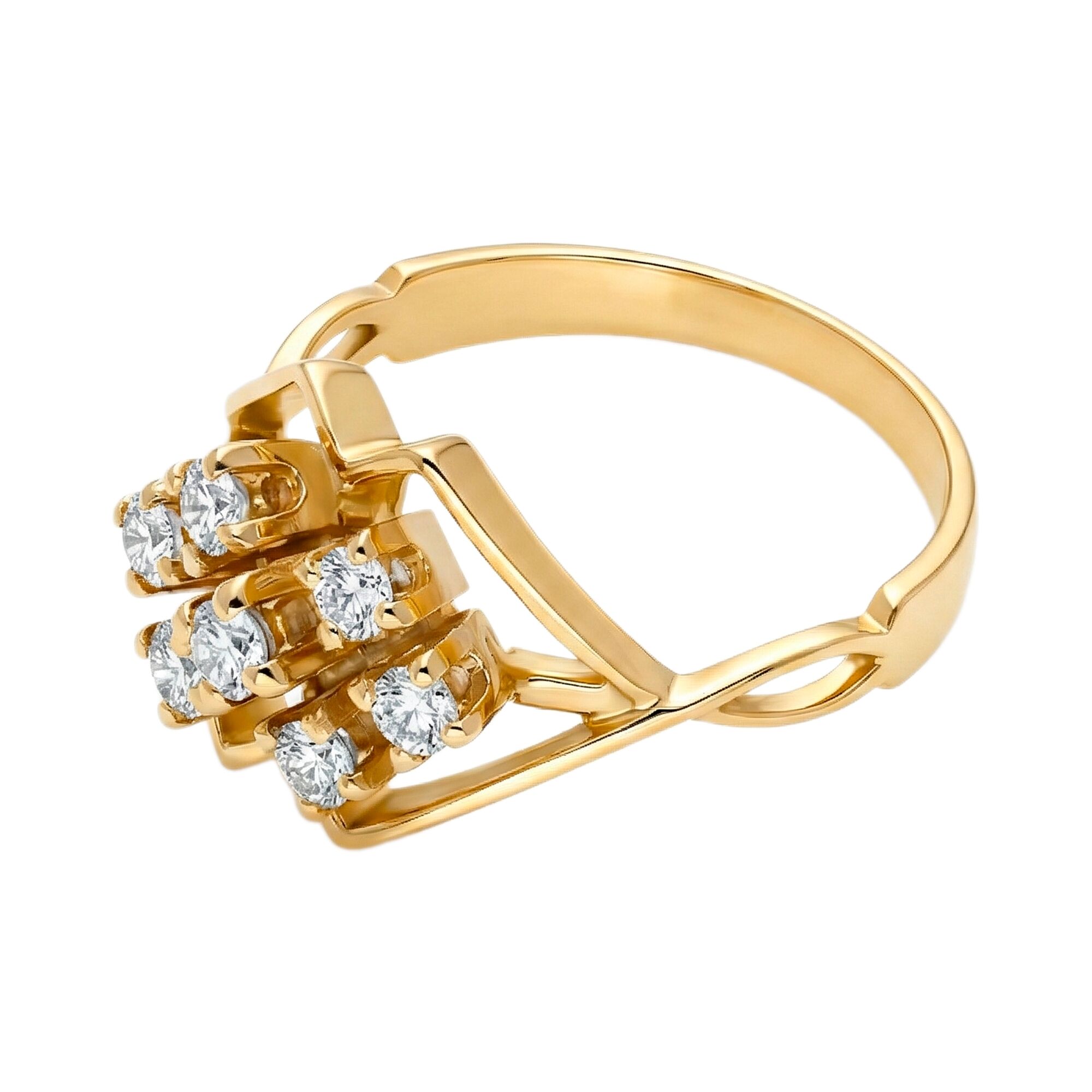 Кольцо, золото, 585, 4.15г, 63114, изображение 2 | GoldMarket.kz