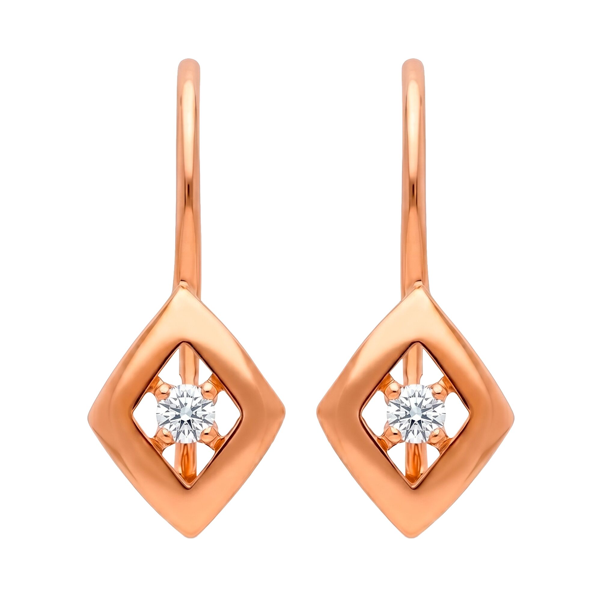 Серьги, золото, 585, 1.07г, 58799 | GoldMarket.kz