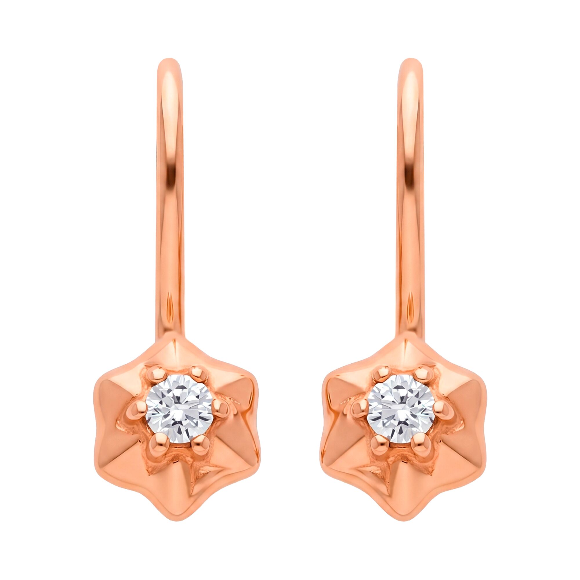 Серьги, золото, 585, 1.04г, 59065 | GoldMarket.kz