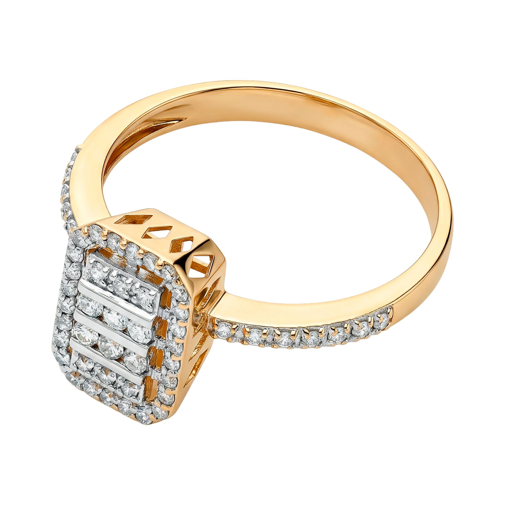 Кольцо, золото, 585, 3.1г, 62084, изображение 2 | GoldMarket.kz