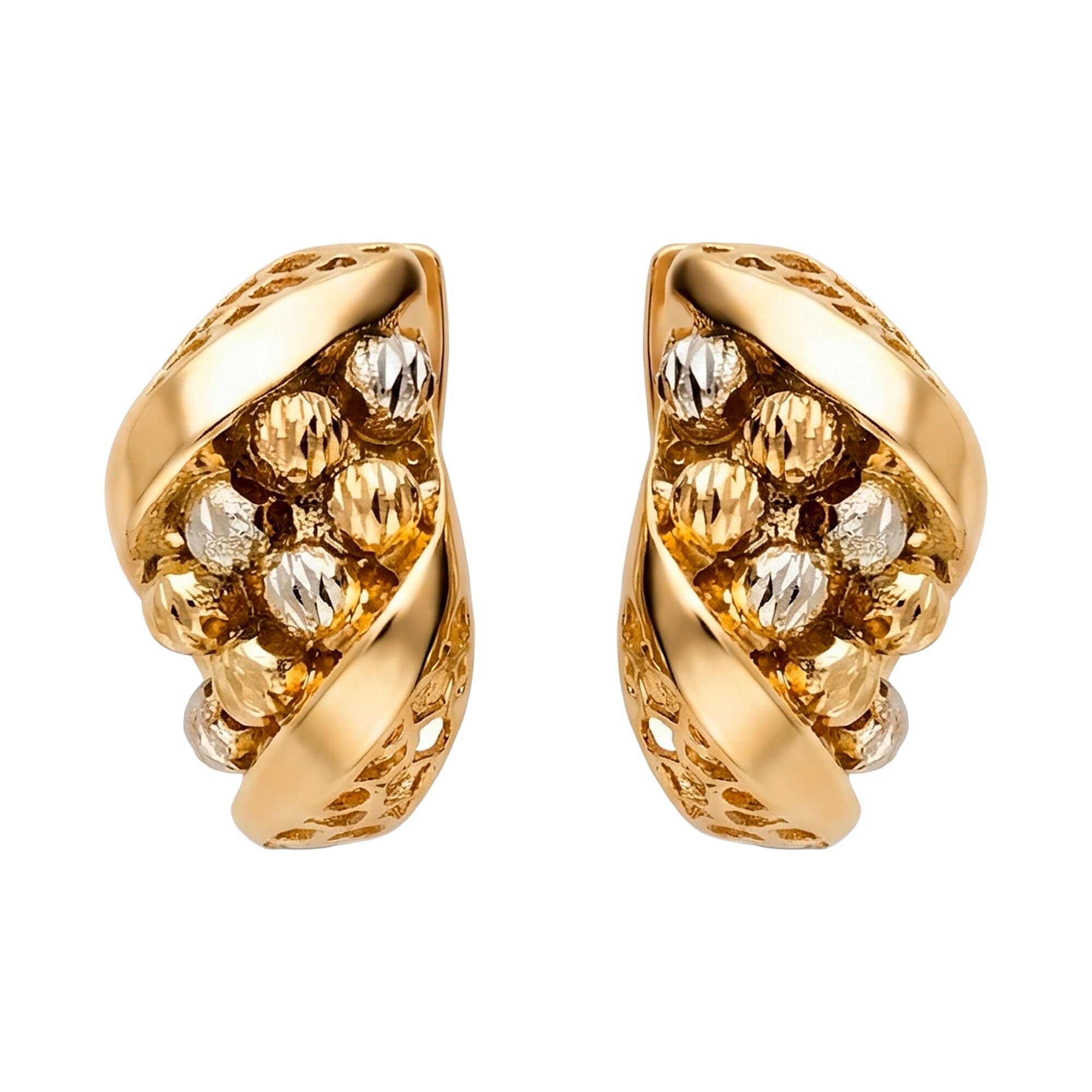 Серьги, золото, 585, 4.73г, 62148 | GoldMarket.kz