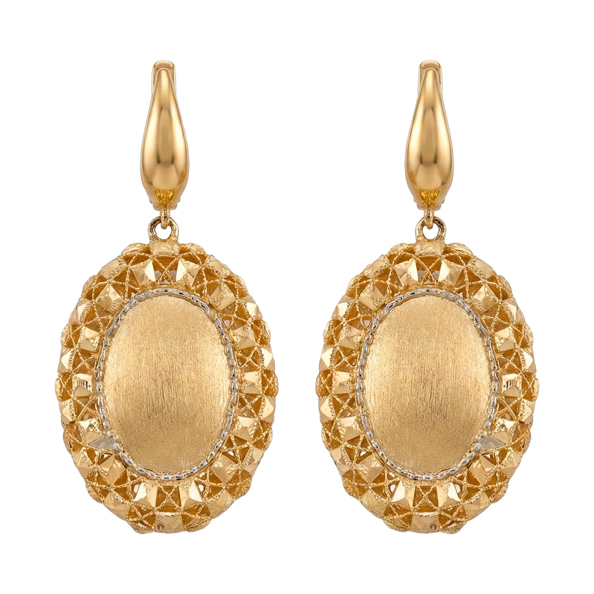 Серьги, золото, 585, 7.13г, 62202 | GoldMarket.kz