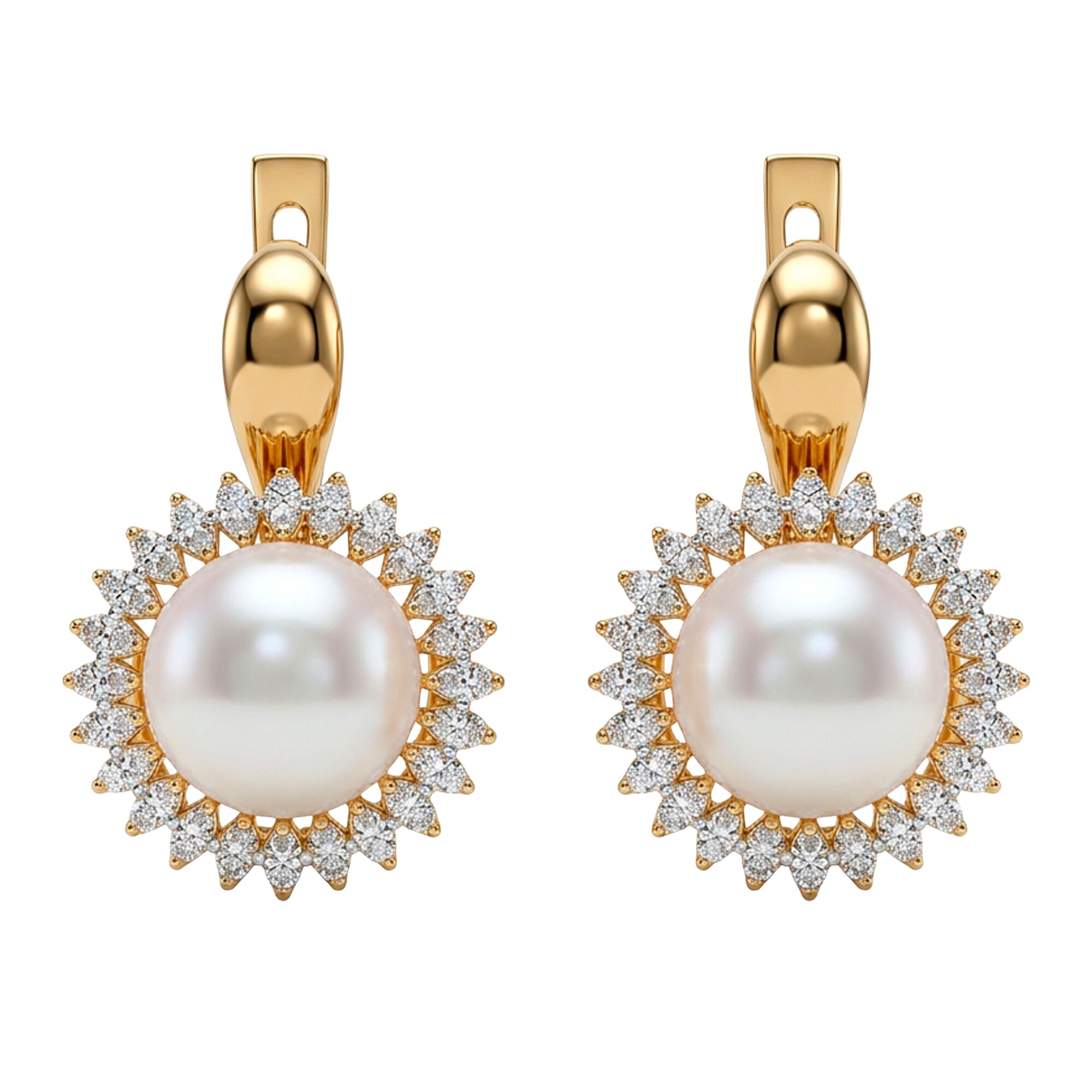 Серьги, золото, 585, 8.43г, 62211 | GoldMarket.kz