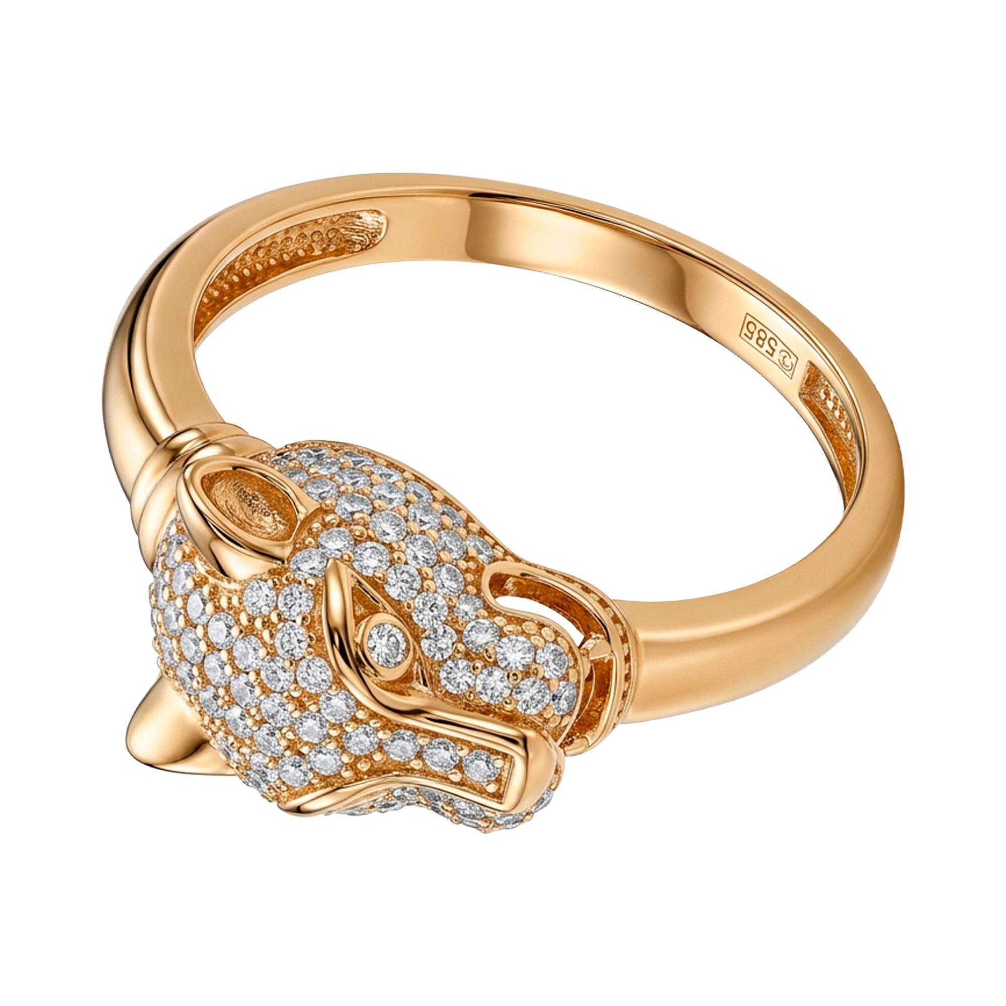 Кольцо, золото, 585, 3.8г, 62361, изображение 2 | GoldMarket.kz