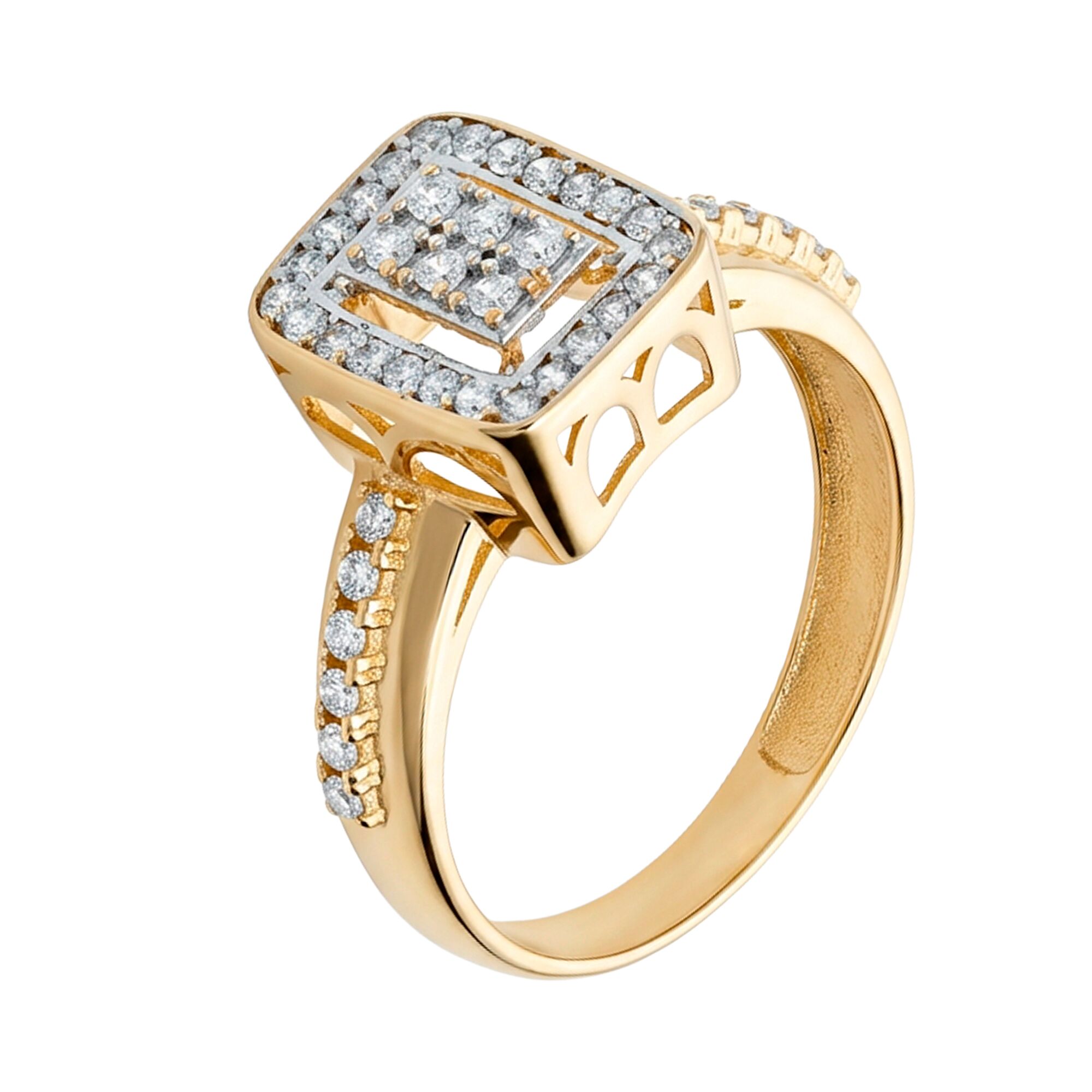 Кольцо, золото, 585, 2.41г, 62369 | GoldMarket.kz