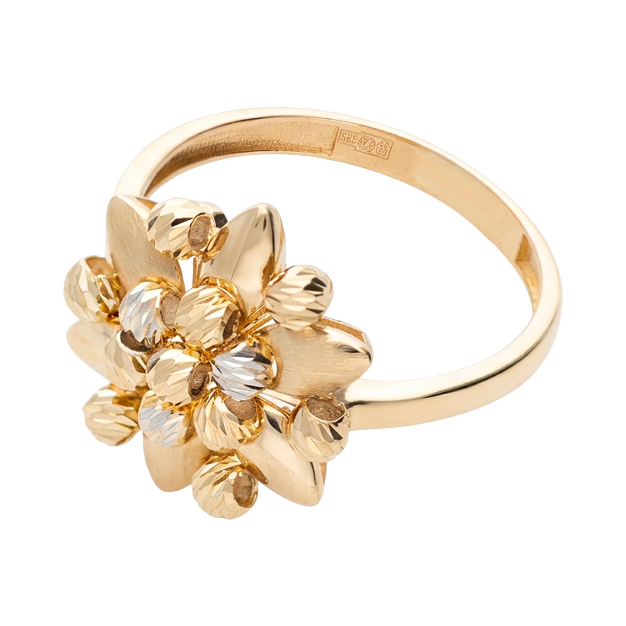 Кольцо, золото, 585, 3.37г, 62388, изображение 2 | GoldMarket.kz