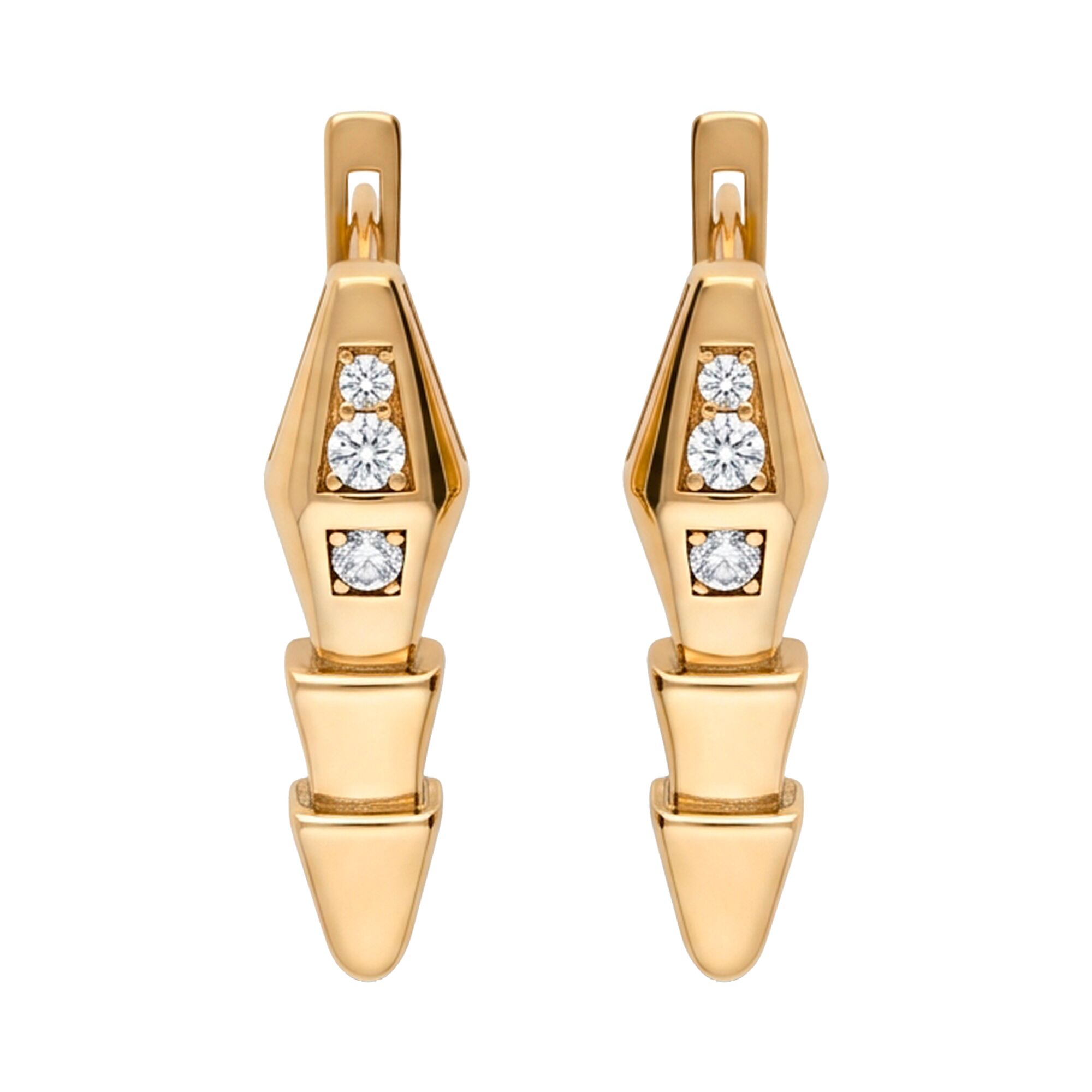 Серьги, золото, 585, 4.38г, 62391 | GoldMarket.kz