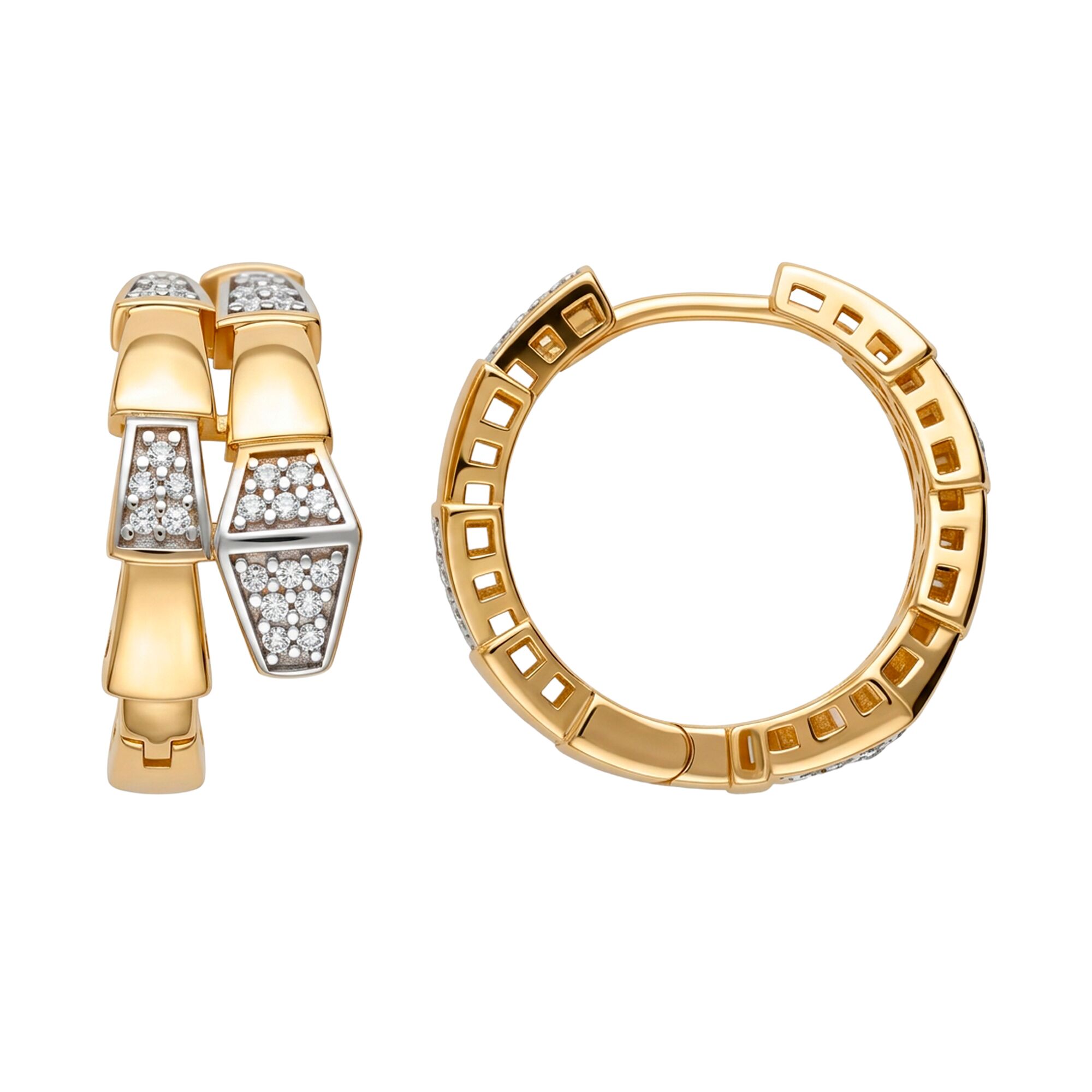 Серьги, золото, 585, 8.02г, 62399, изображение 2 | GoldMarket.kz