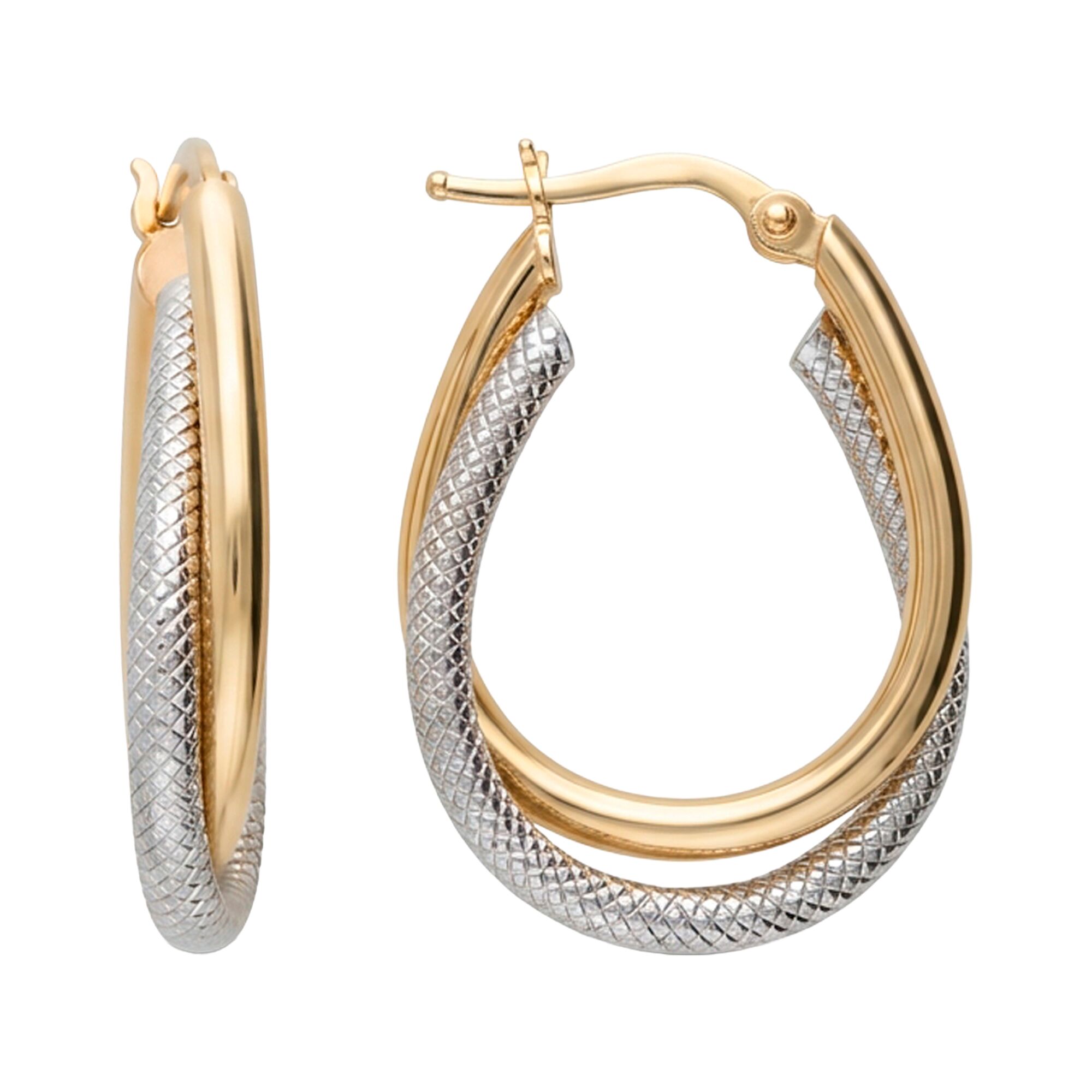 Серьги, золото, 585, 3.24г, 62401, изображение 2 | GoldMarket.kz