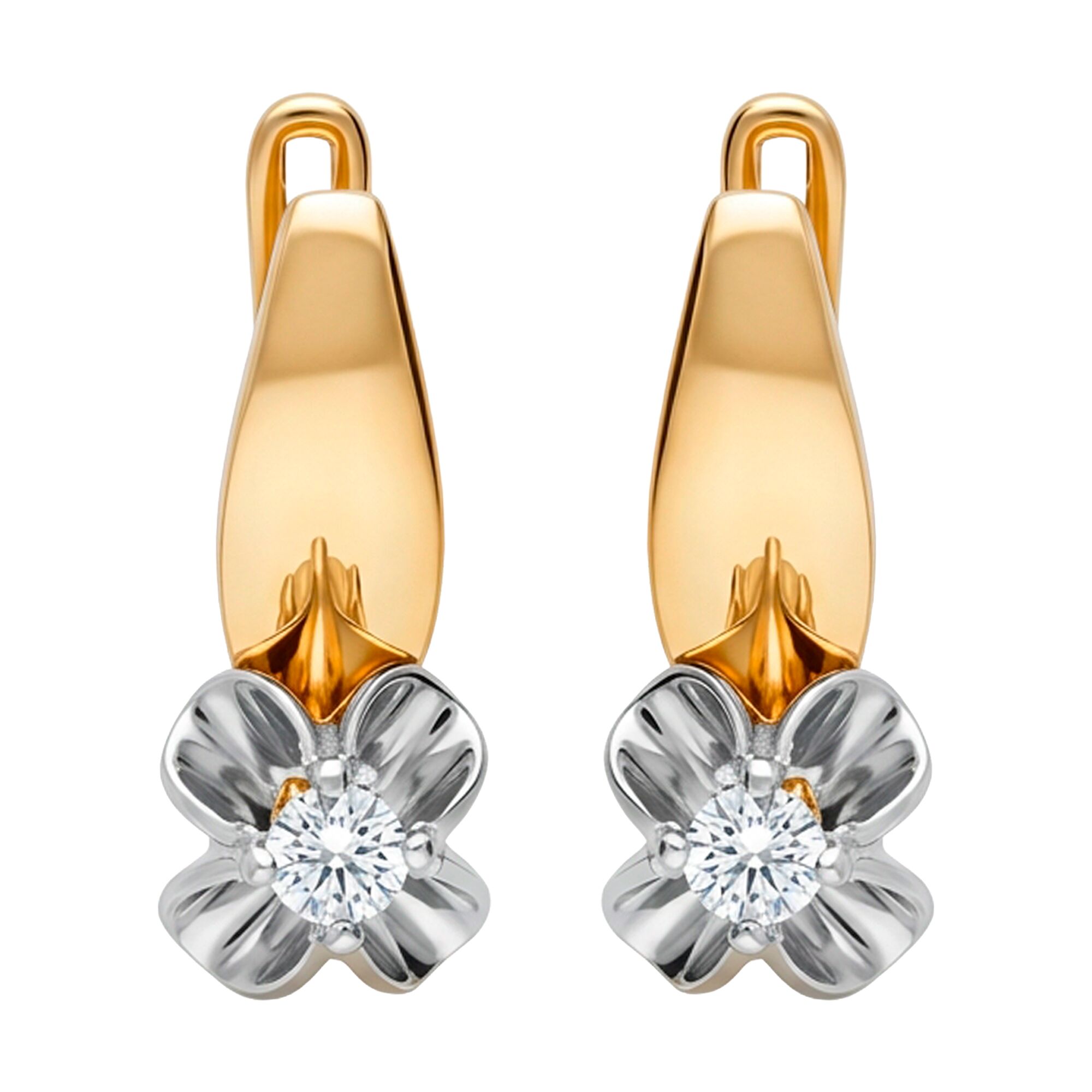 Серьги, золото, 585, 4.15г, 62406 | GoldMarket.kz