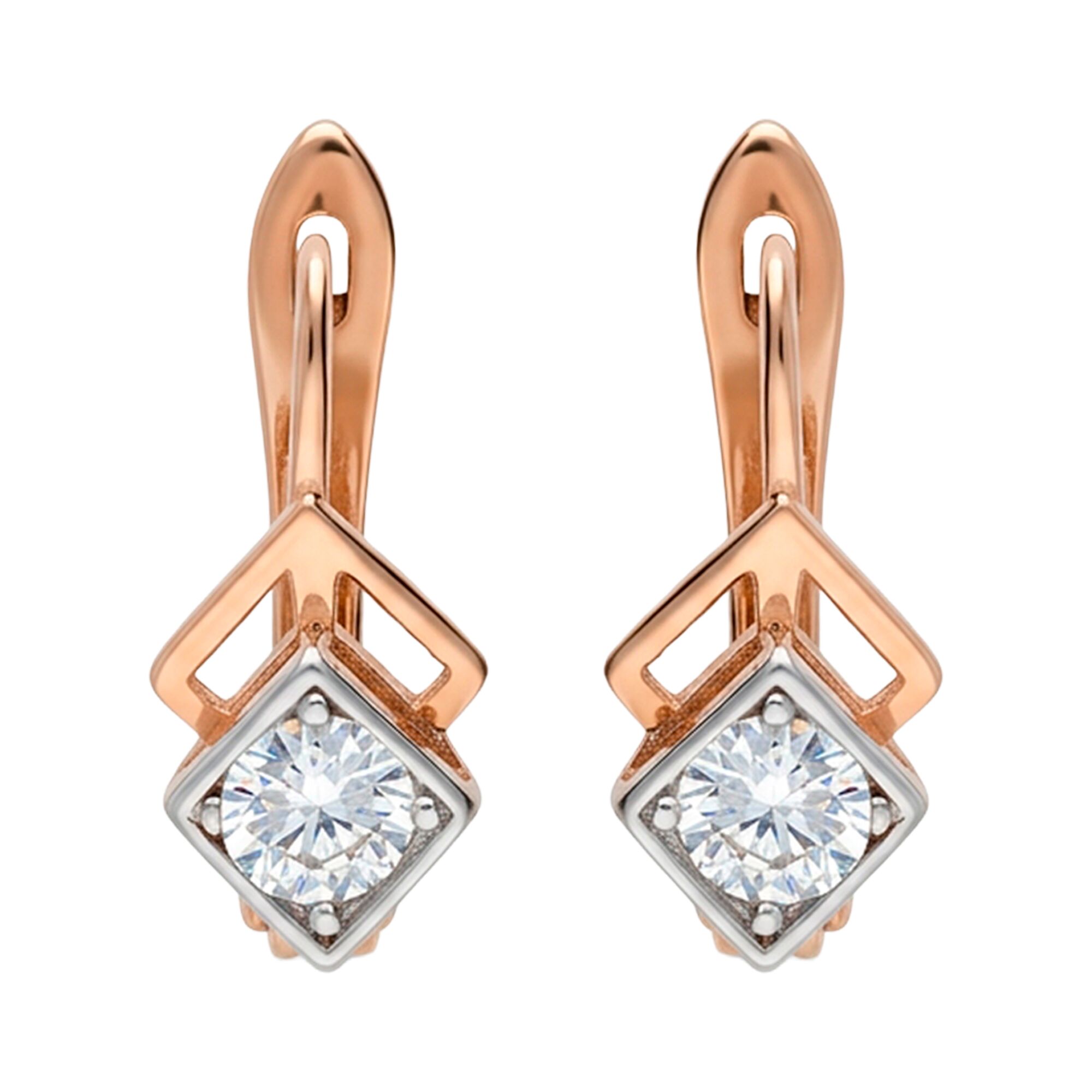 Серьги, золото, 585, 1г, 62410 | GoldMarket.kz