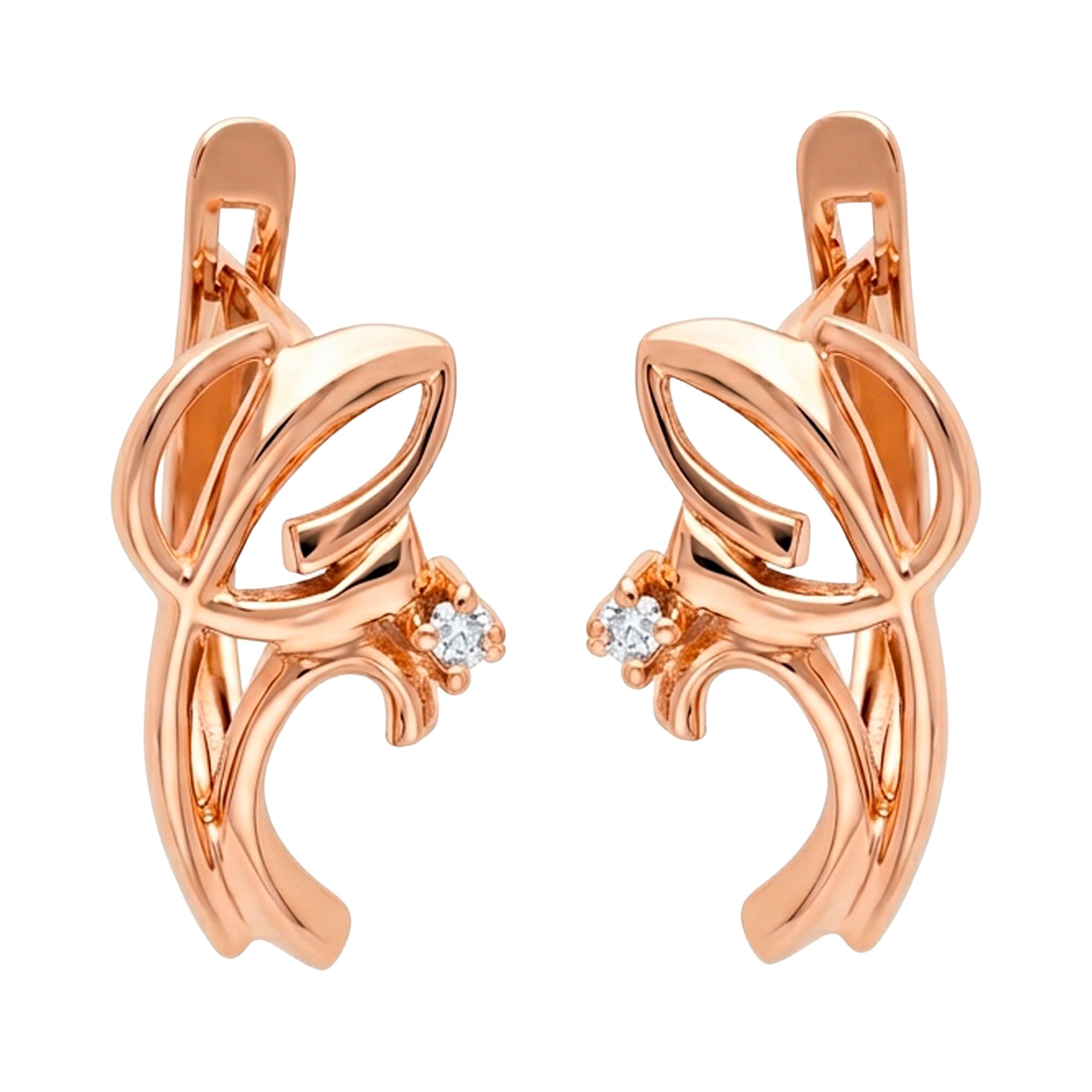 Серьги, золото, 585, 3.05г, 62421 | GoldMarket.kz