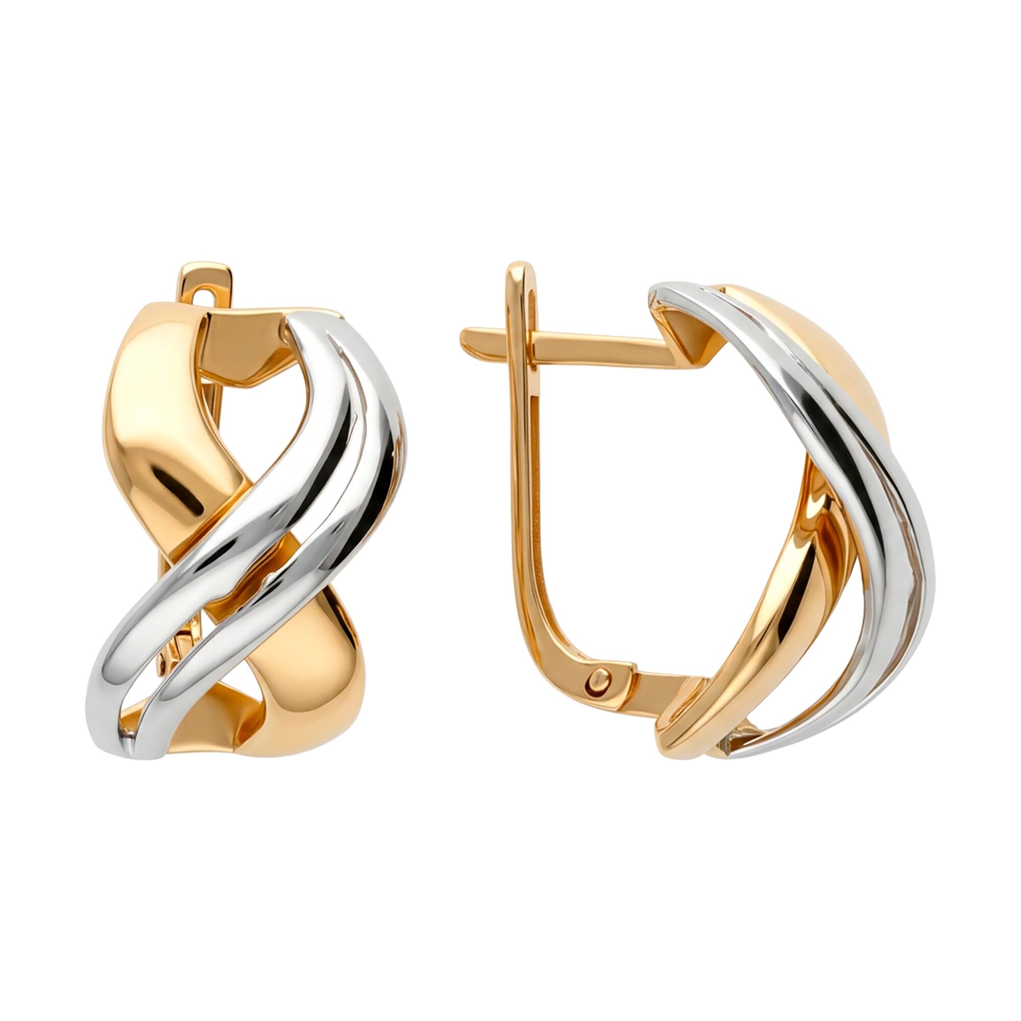 Серьги, золото, 585, 6.17г, 62429, изображение 2 | GoldMarket.kz