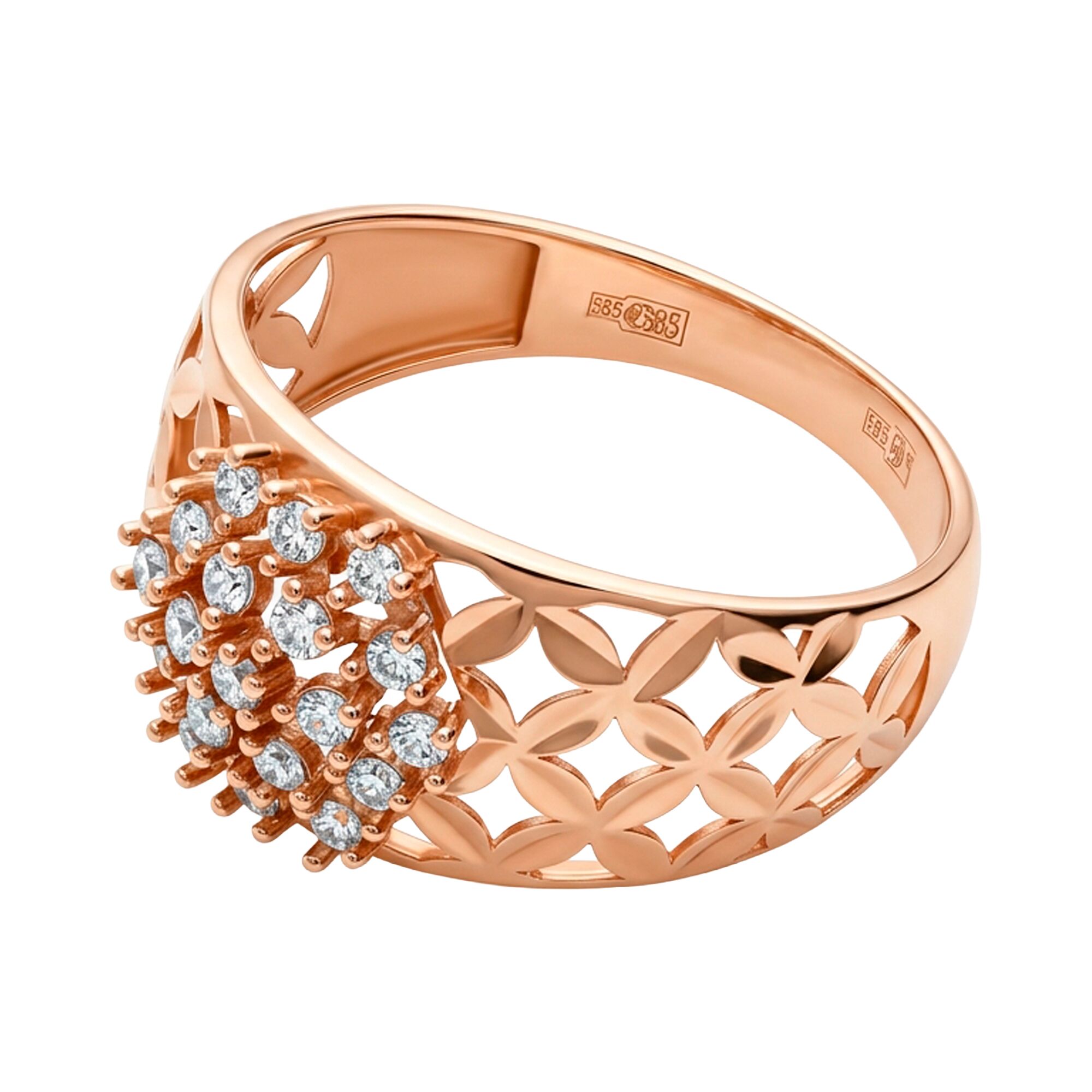 Кольцо, золото, 585, 2.62г, 62433, изображение 2 | GoldMarket.kz