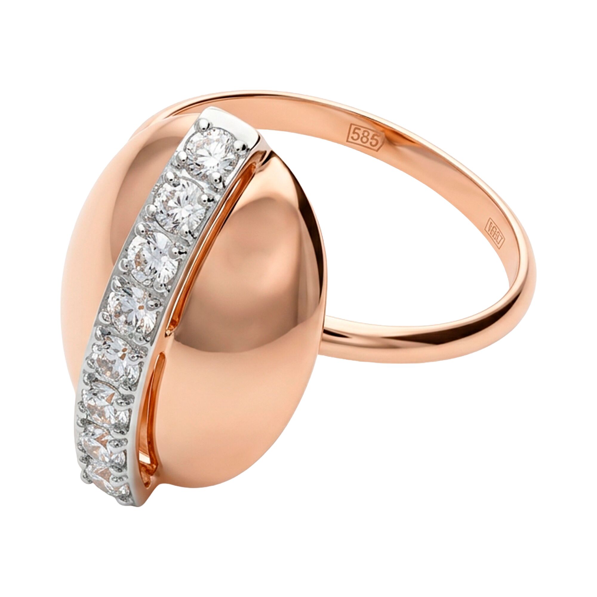 Кольцо, золото, 585, 4.36г, 62437, изображение 2 | GoldMarket.kz