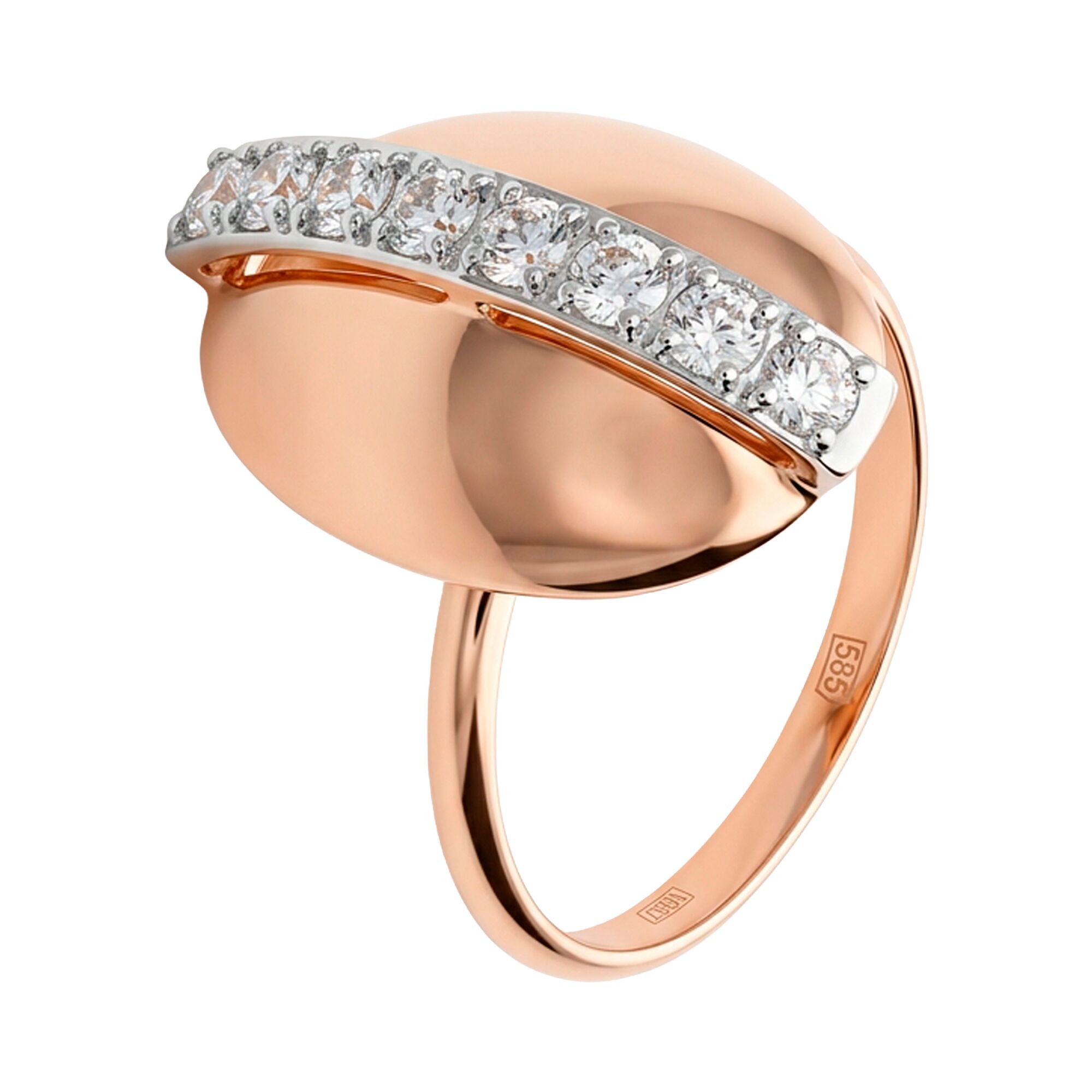 Кольцо, золото, 585, 4.36г, 62437 | GoldMarket.kz