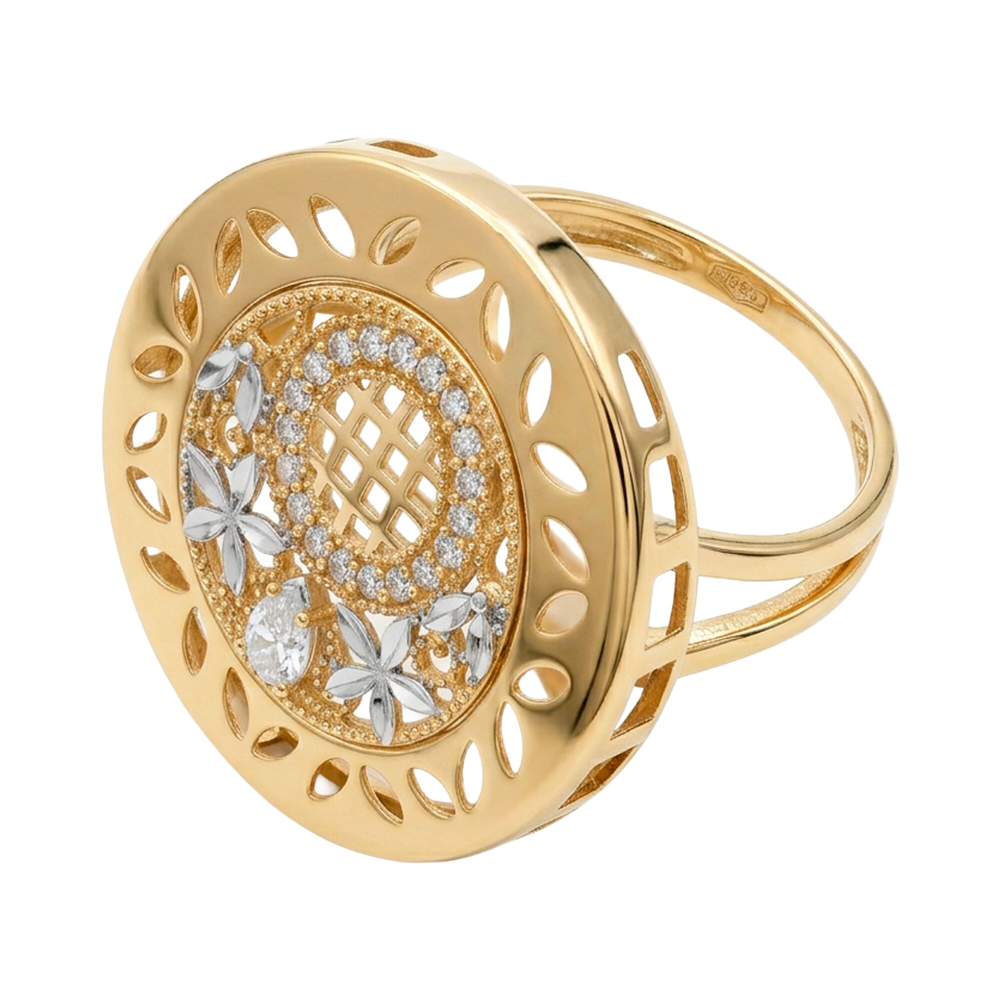 Кольцо, золото, 585, 5.65г, 62448, изображение 2 | GoldMarket.kz