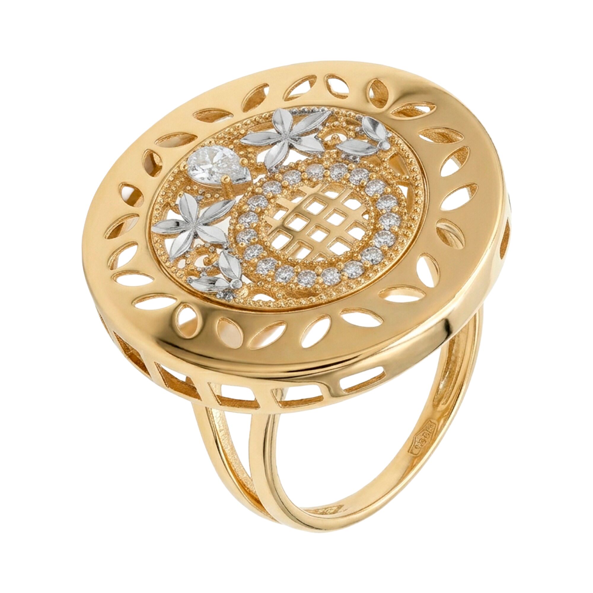 Кольцо, золото, 585, 5.65г, 62448 | GoldMarket.kz