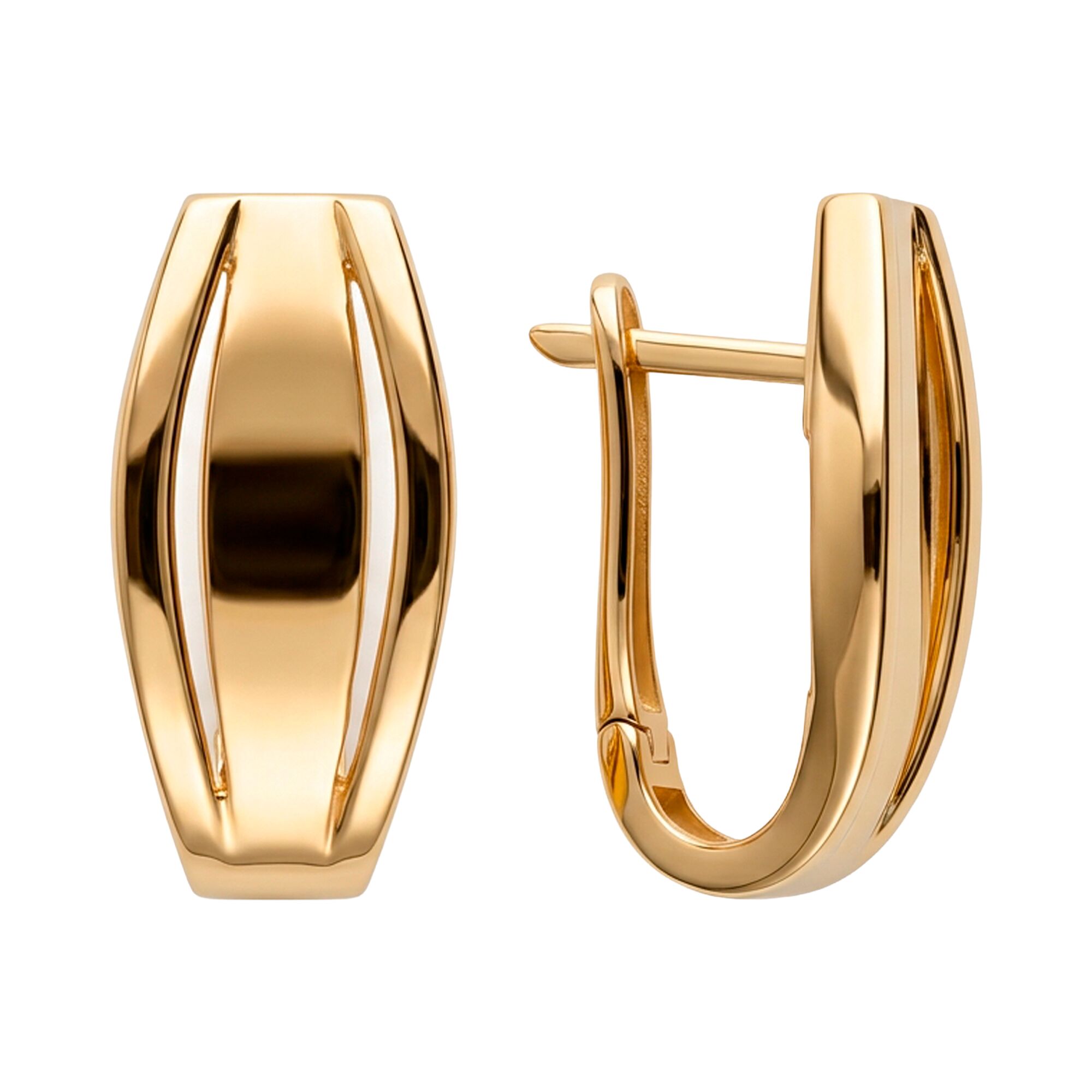 Серьги, золото, 585, 6.9г, 62493, изображение 2 | GoldMarket.kz