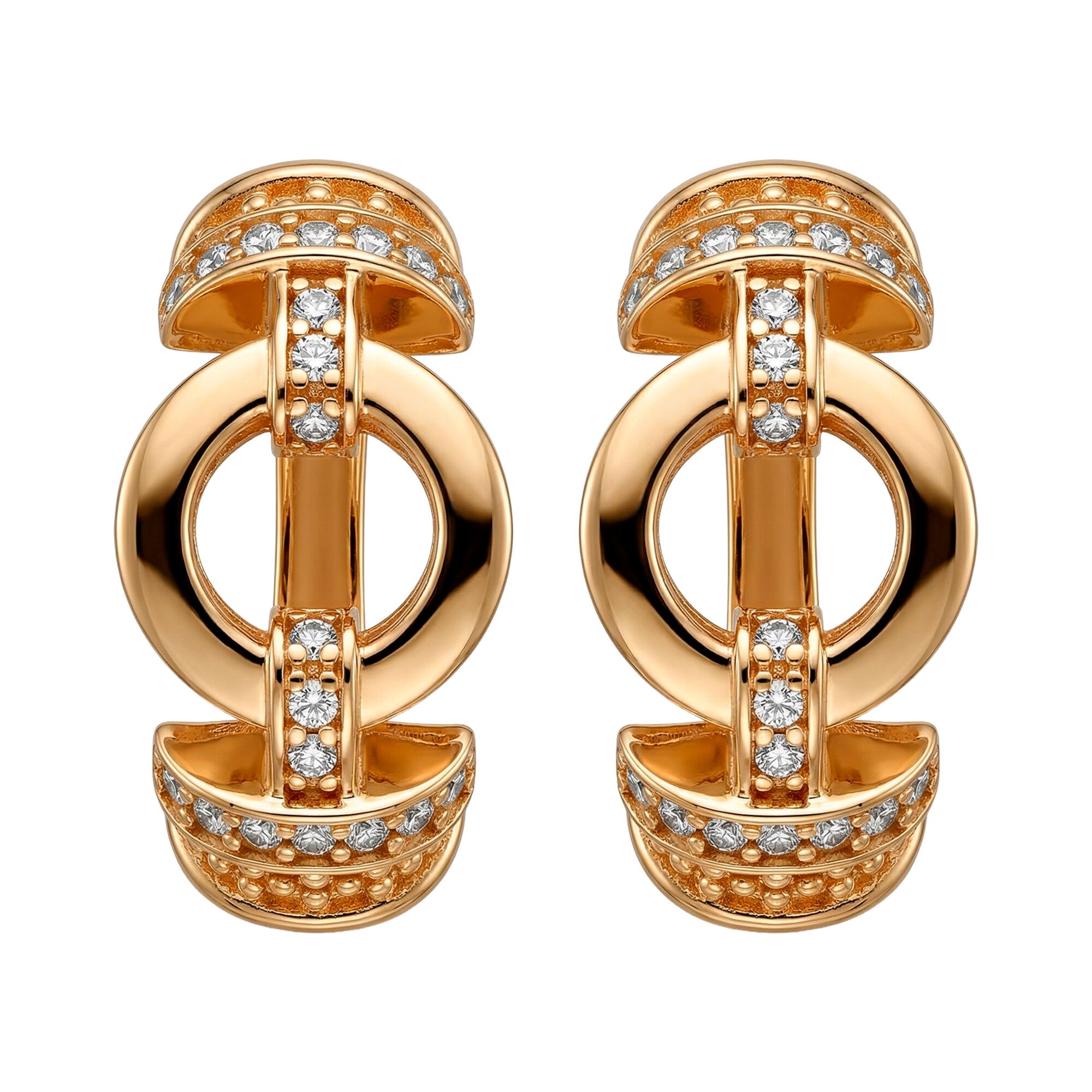 Серьги, золото, 585, 5.78г, 62508 | GoldMarket.kz