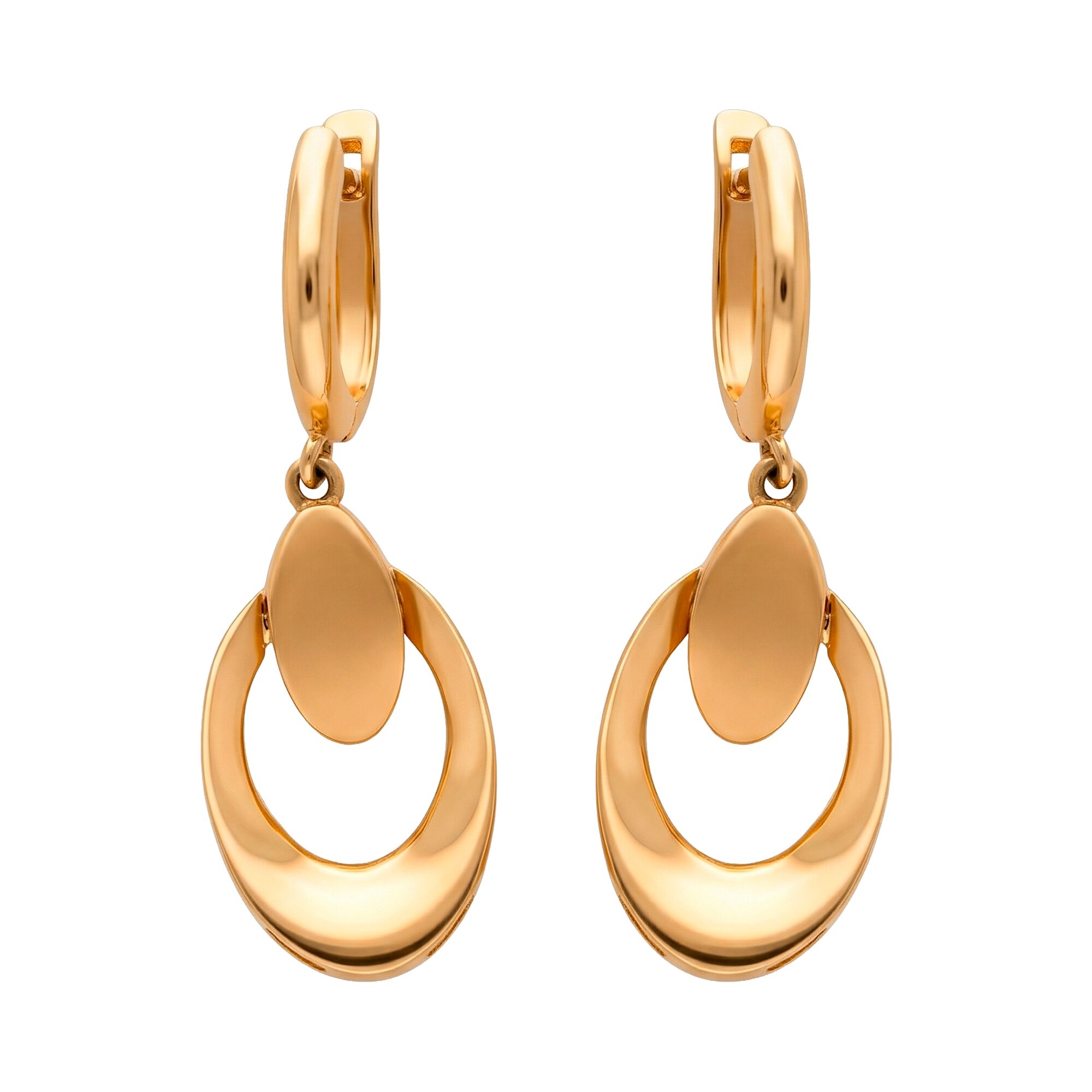 Серьги, золото, 585, 4.39г, 62511 | GoldMarket.kz