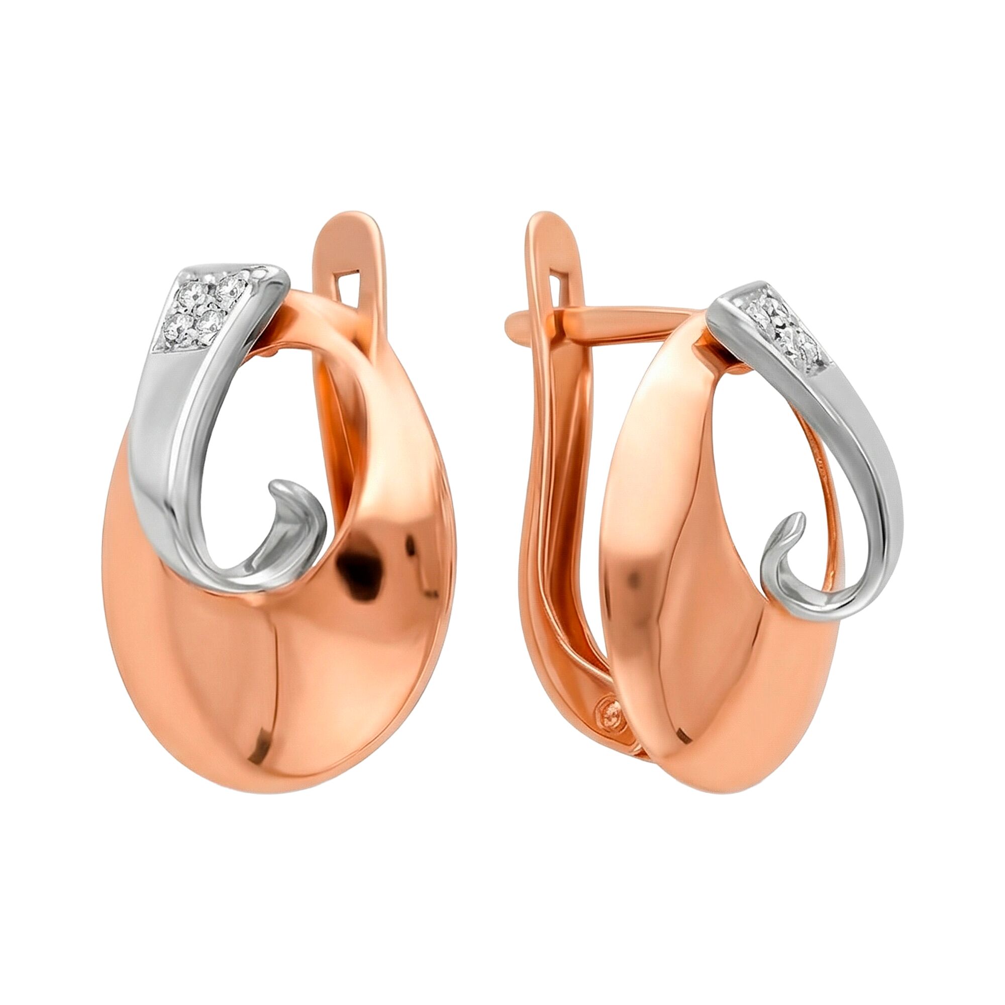 Серьги, золото, 585, 3.78г, 62512, изображение 2 | GoldMarket.kz