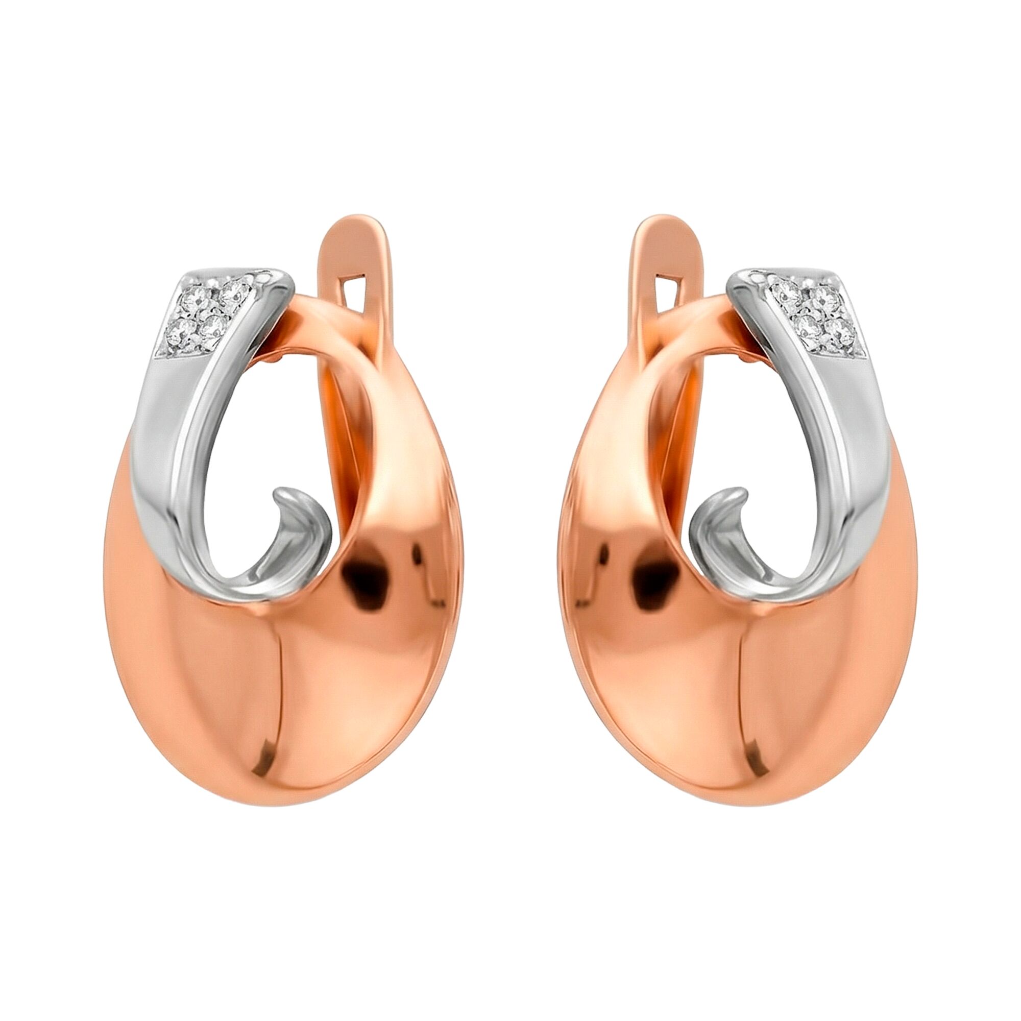 Серьги, золото, 585, 3.78г, 62512 | GoldMarket.kz