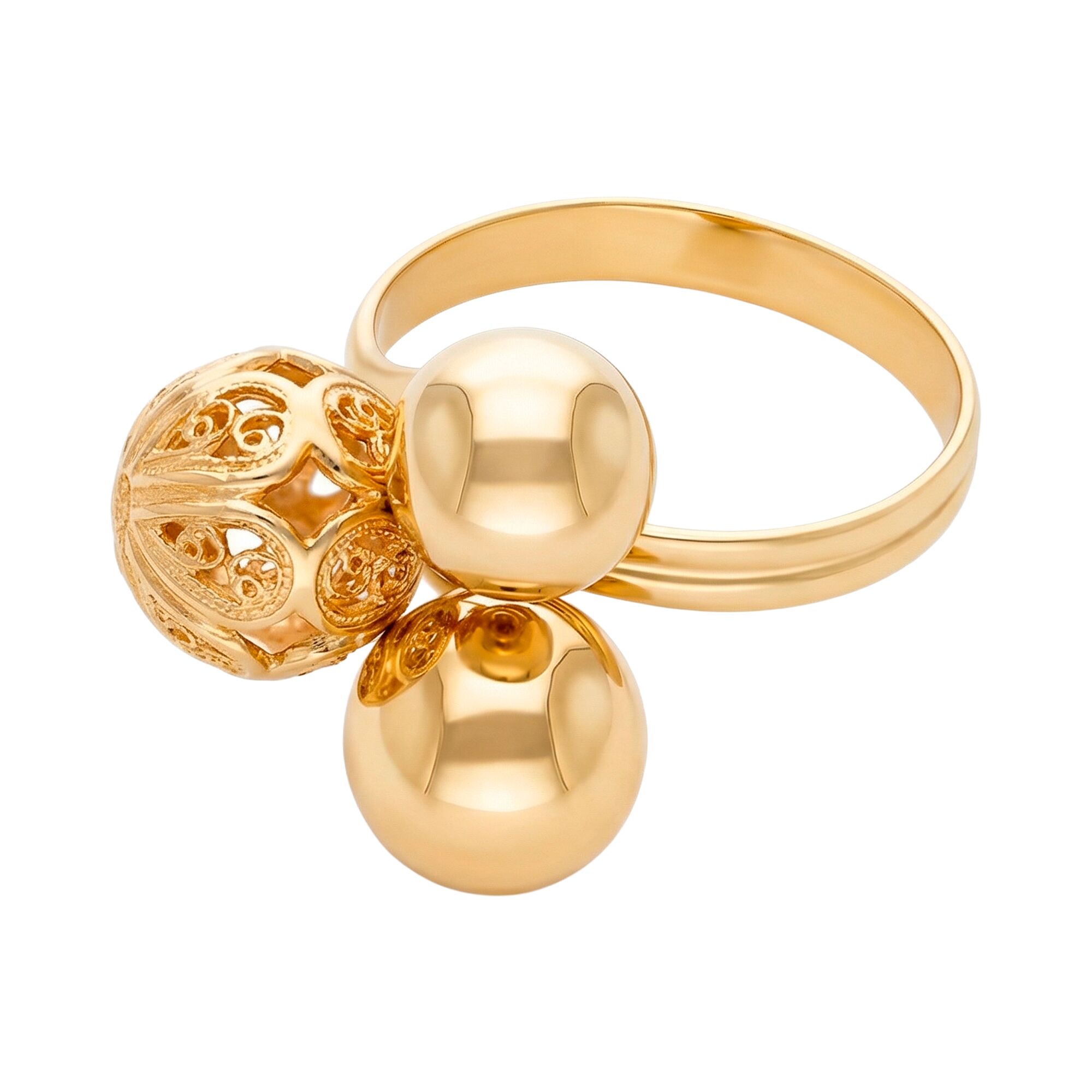 Кольцо, золото, 585, 5.23г, 62557, изображение 2 | GoldMarket.kz