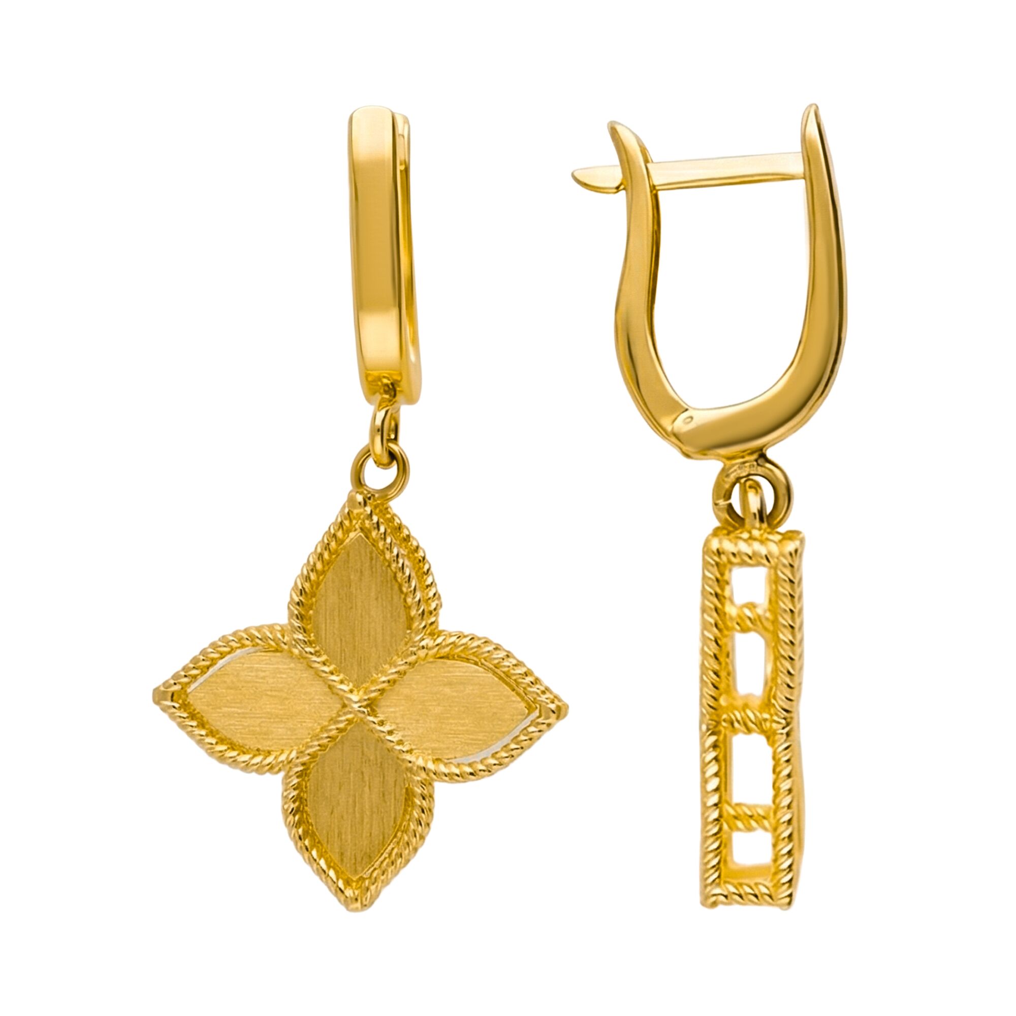 Серьги, золото, 585, 4.5г, 62571, изображение 2 | GoldMarket.kz