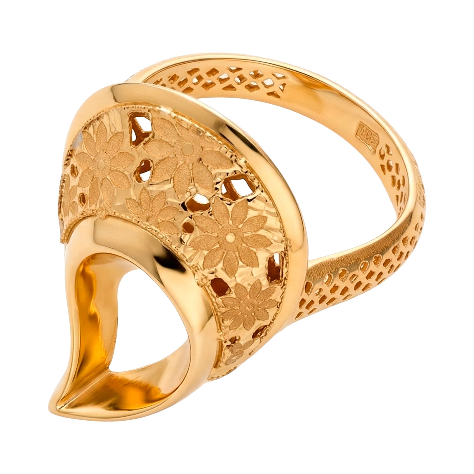 Кольцо, золото, 585, 3.92г, 62596, изображение 2 | GoldMarket.kz