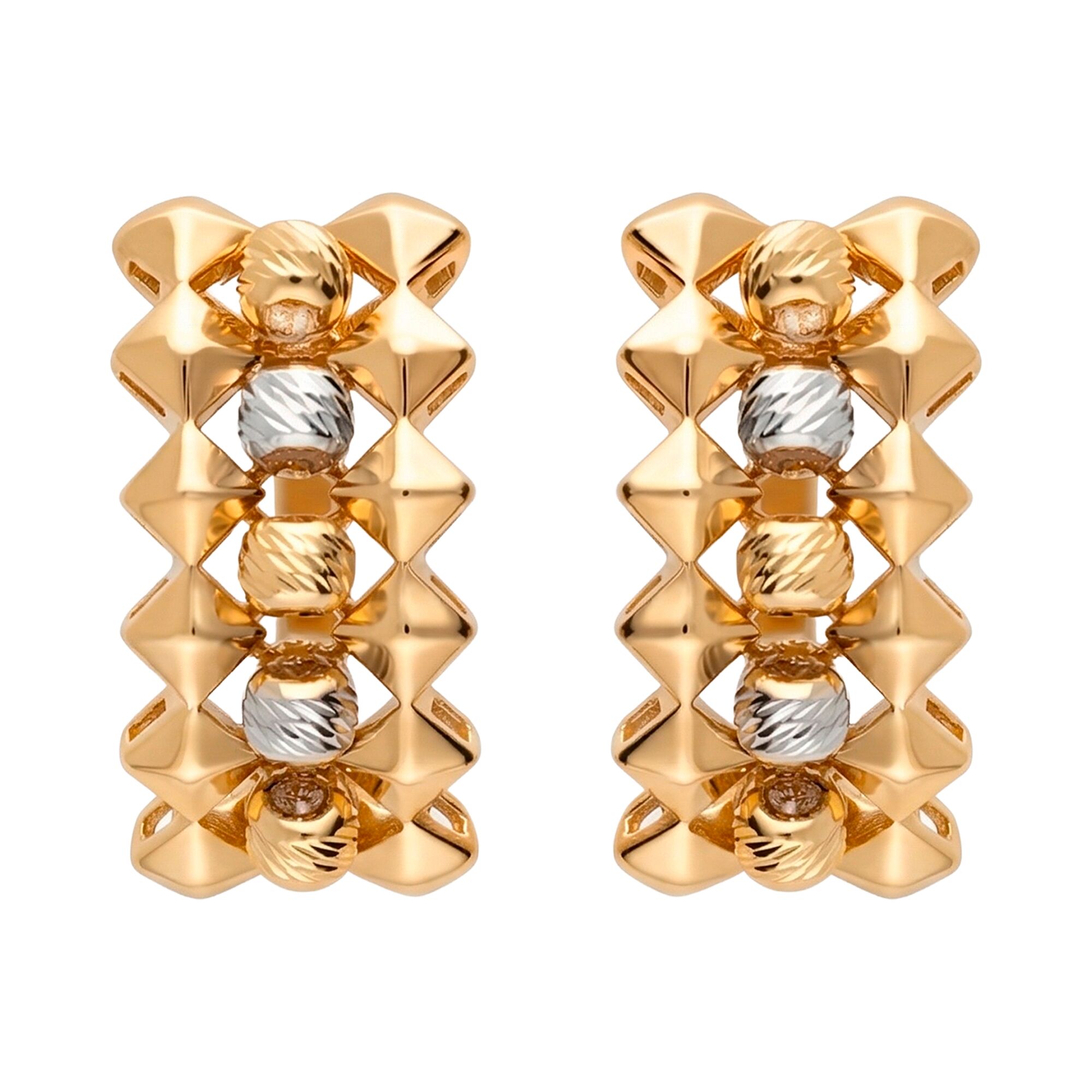 Серьги, золото, 585, 3.94г, 62625 | GoldMarket.kz