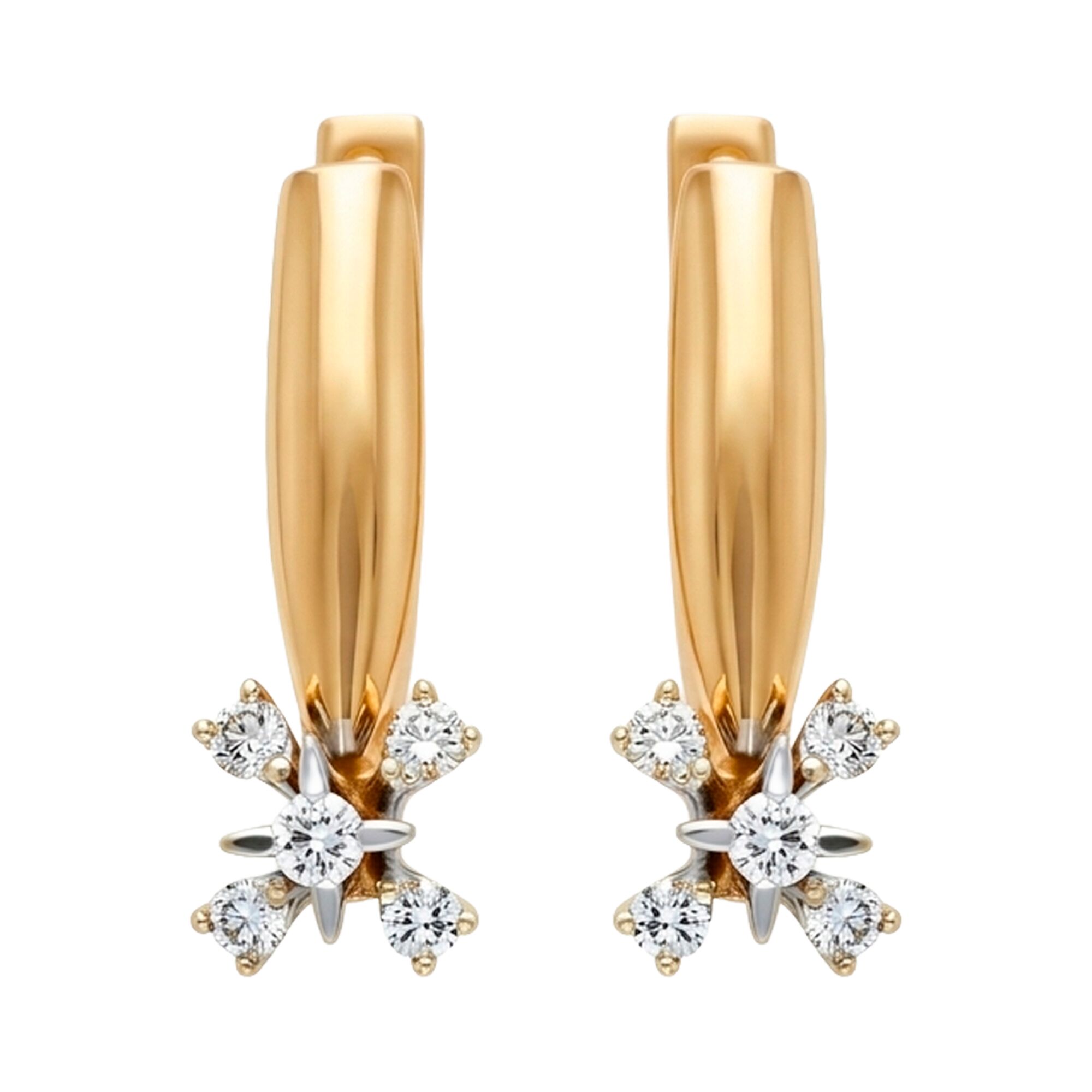 Серьги, золото, 585, 4.01г, 62649 | GoldMarket.kz